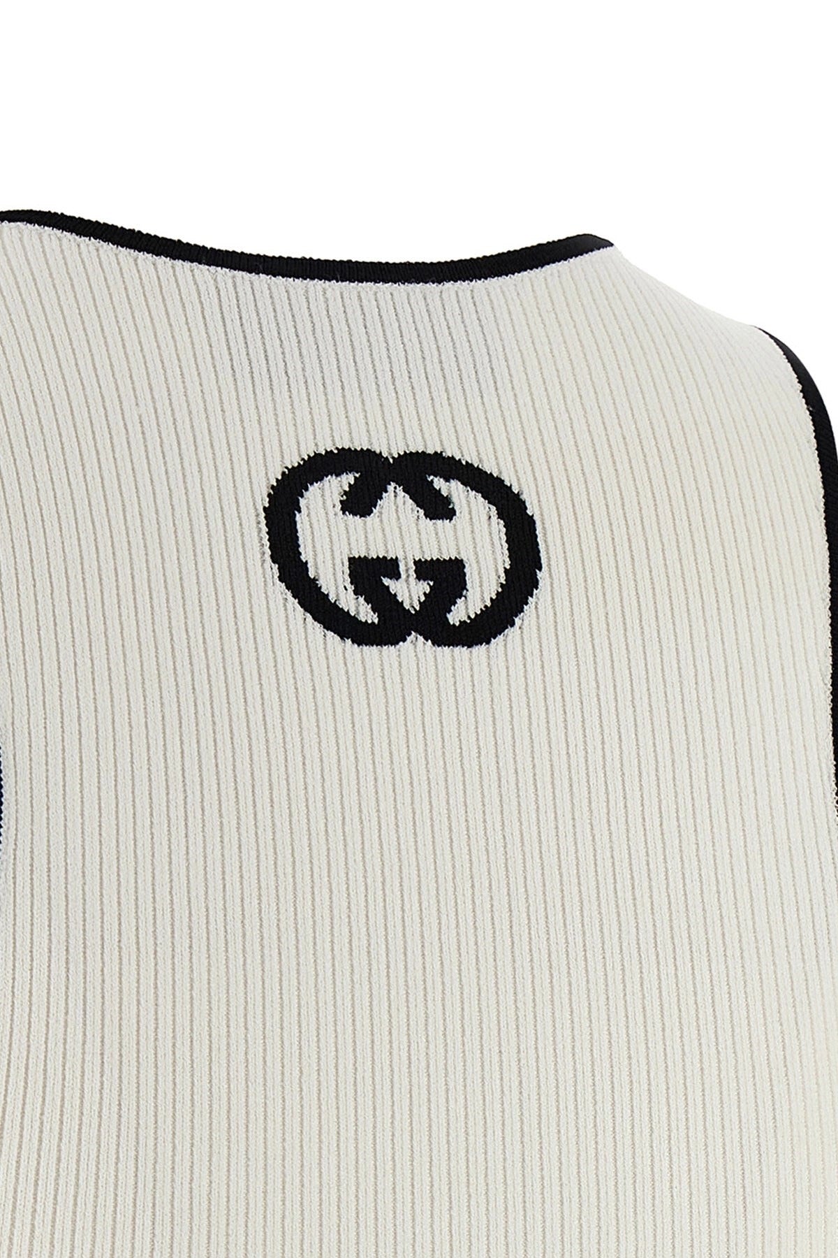 Gucci Incrocio GG توب بدون أكمام