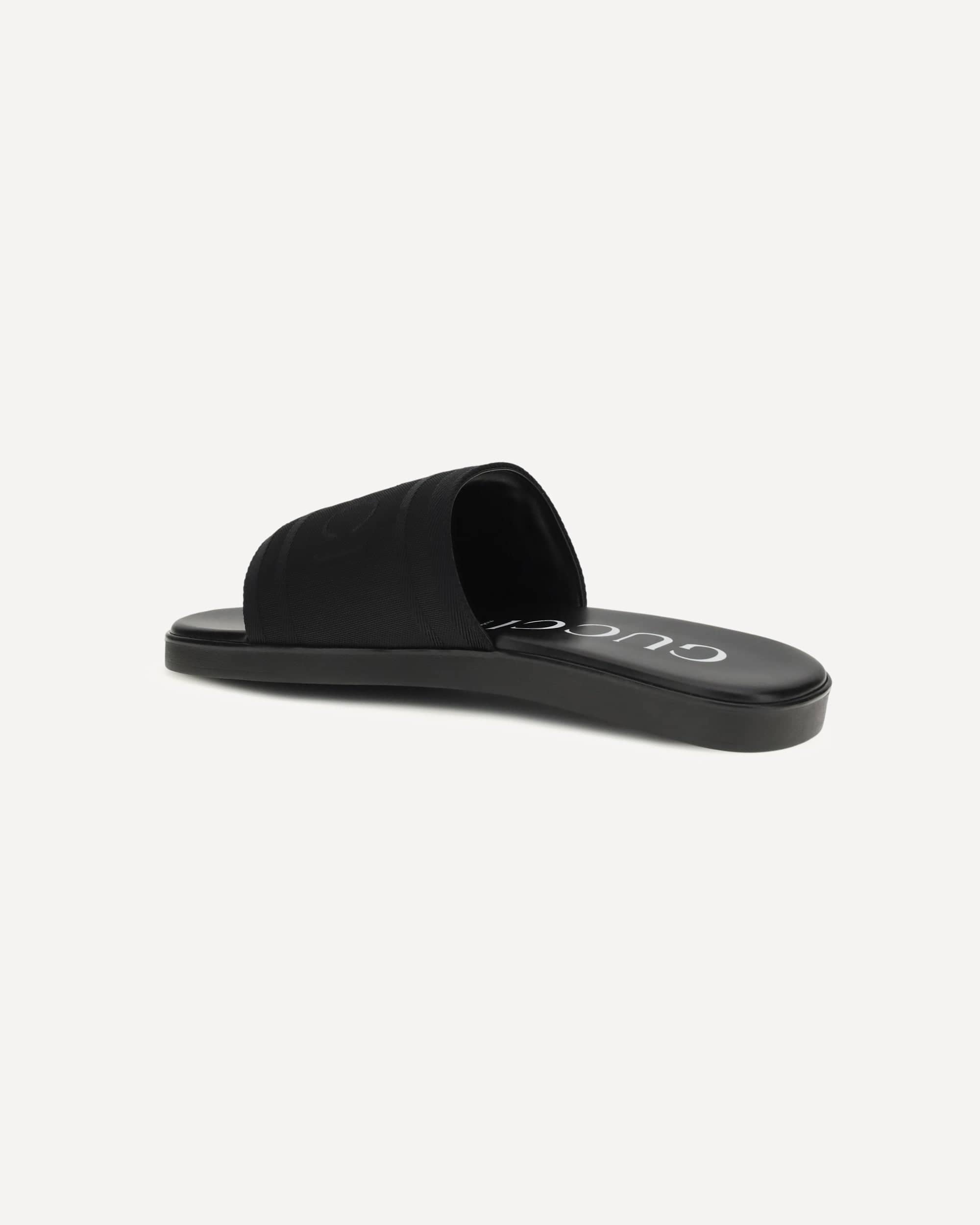 Gucci Jacquard Fabric Slides