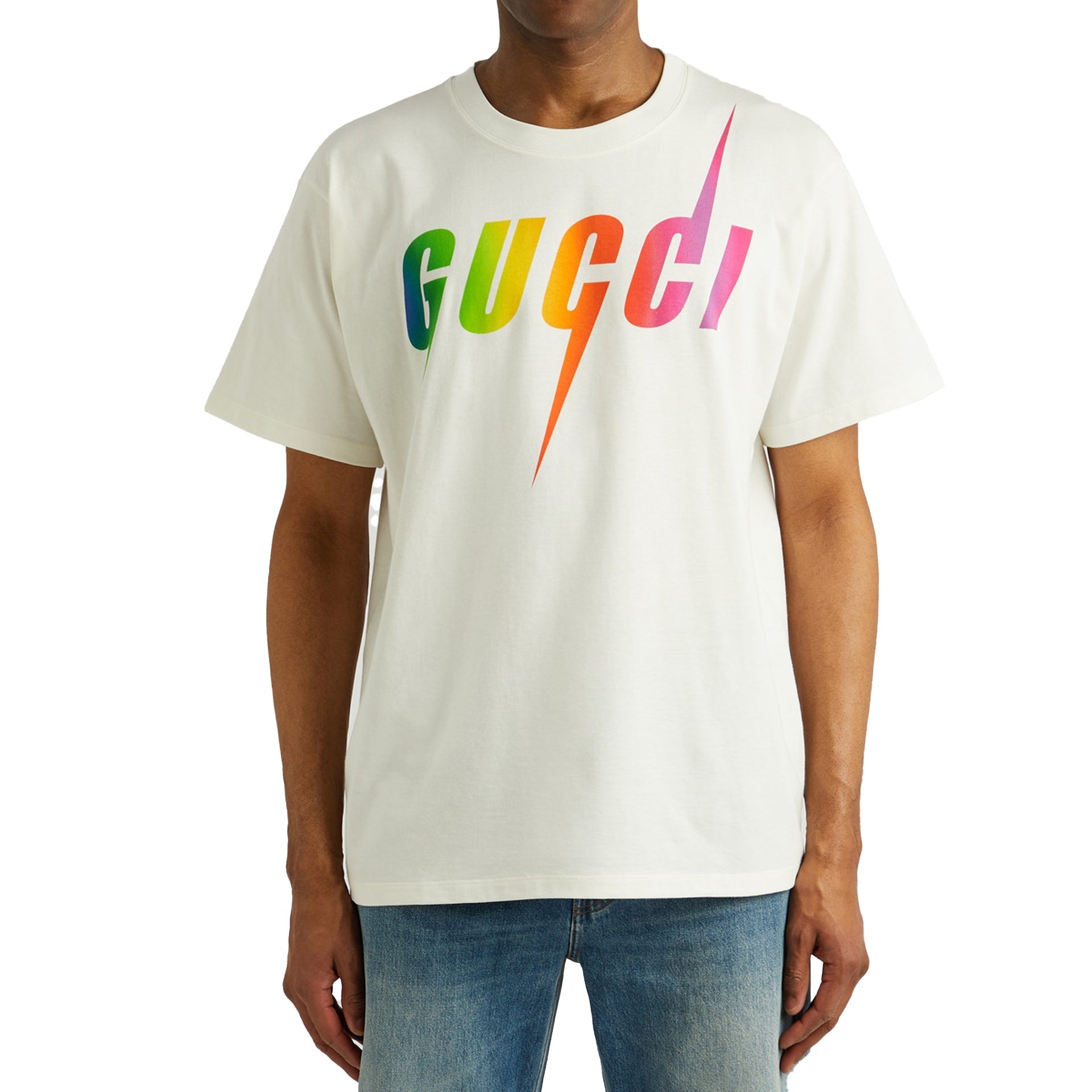 Gucci T-shirt met bliksemprint - alternate view
