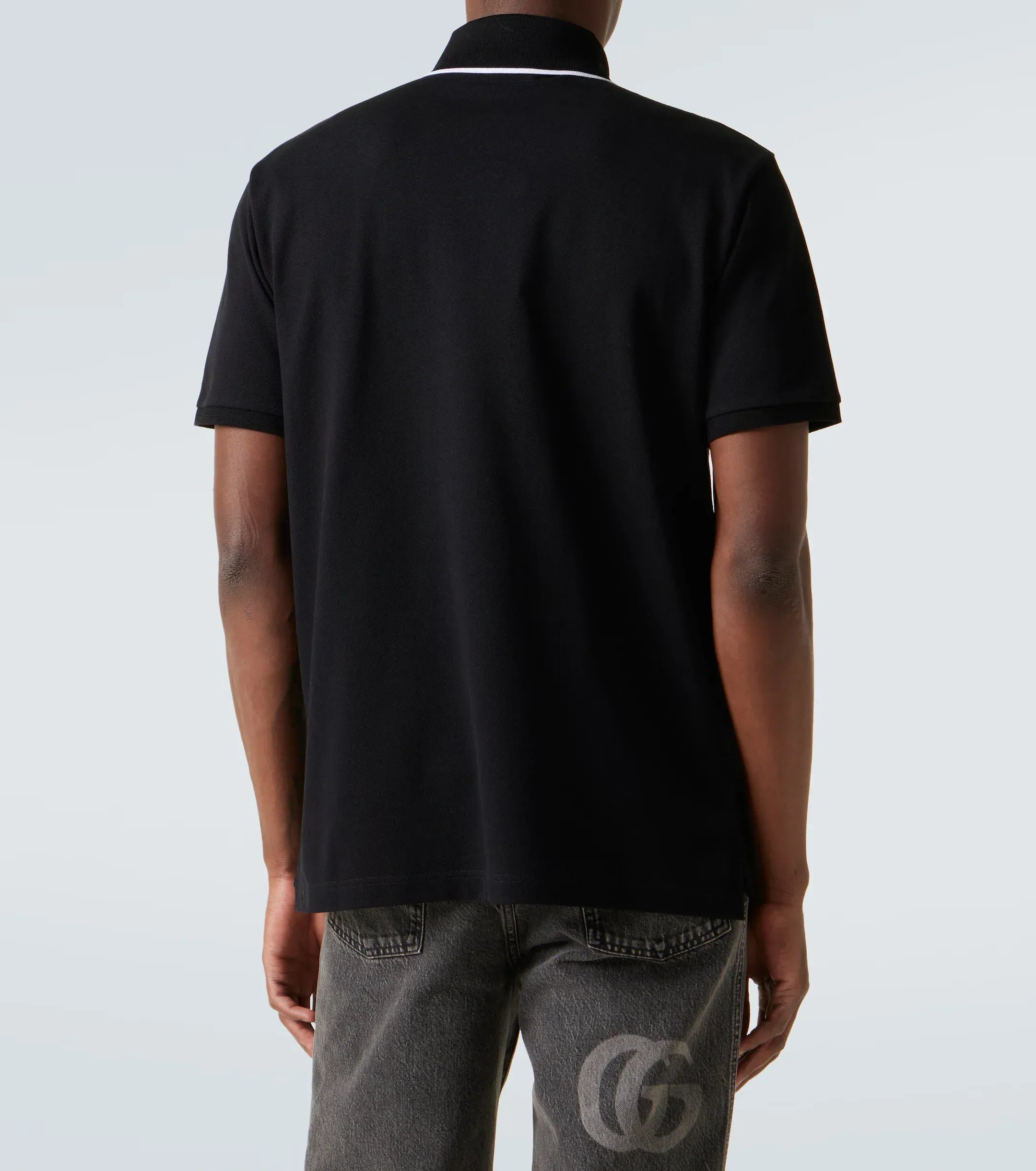 Gucci Logo Cotton-Blend Piqué Polo Shirt