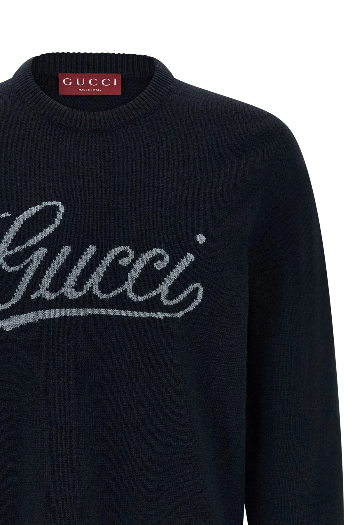 Gucci Logo Intarsia Sweater