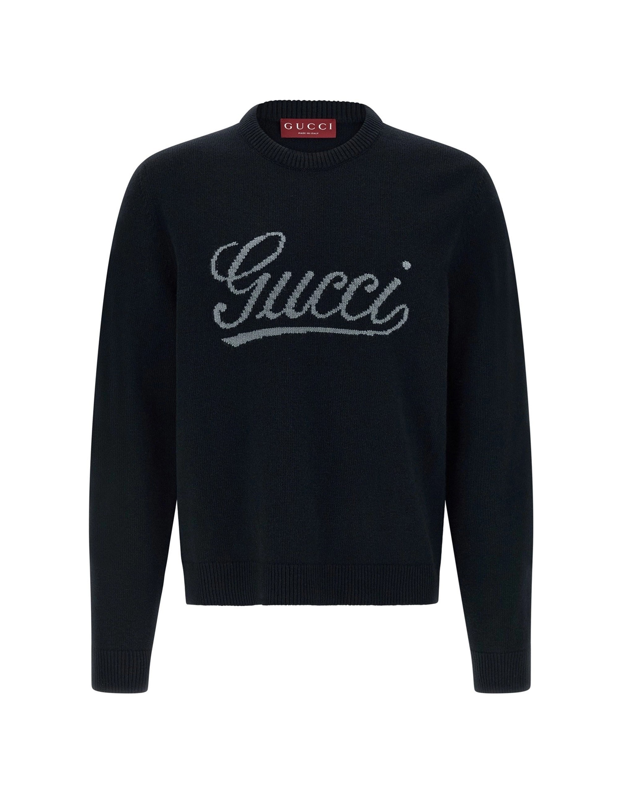 Gucci Logo Intarsia Sweater