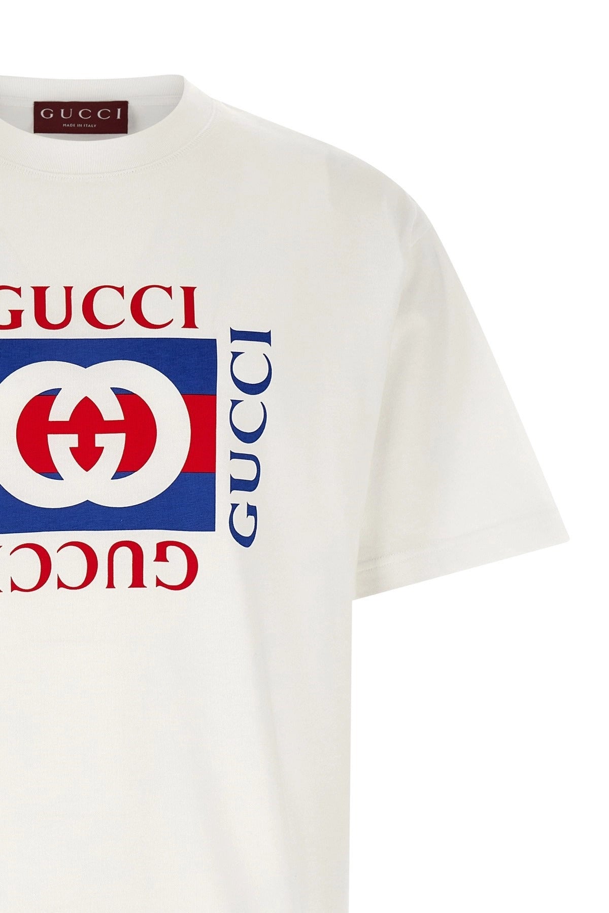 T-shirt con stampa logo Gucci