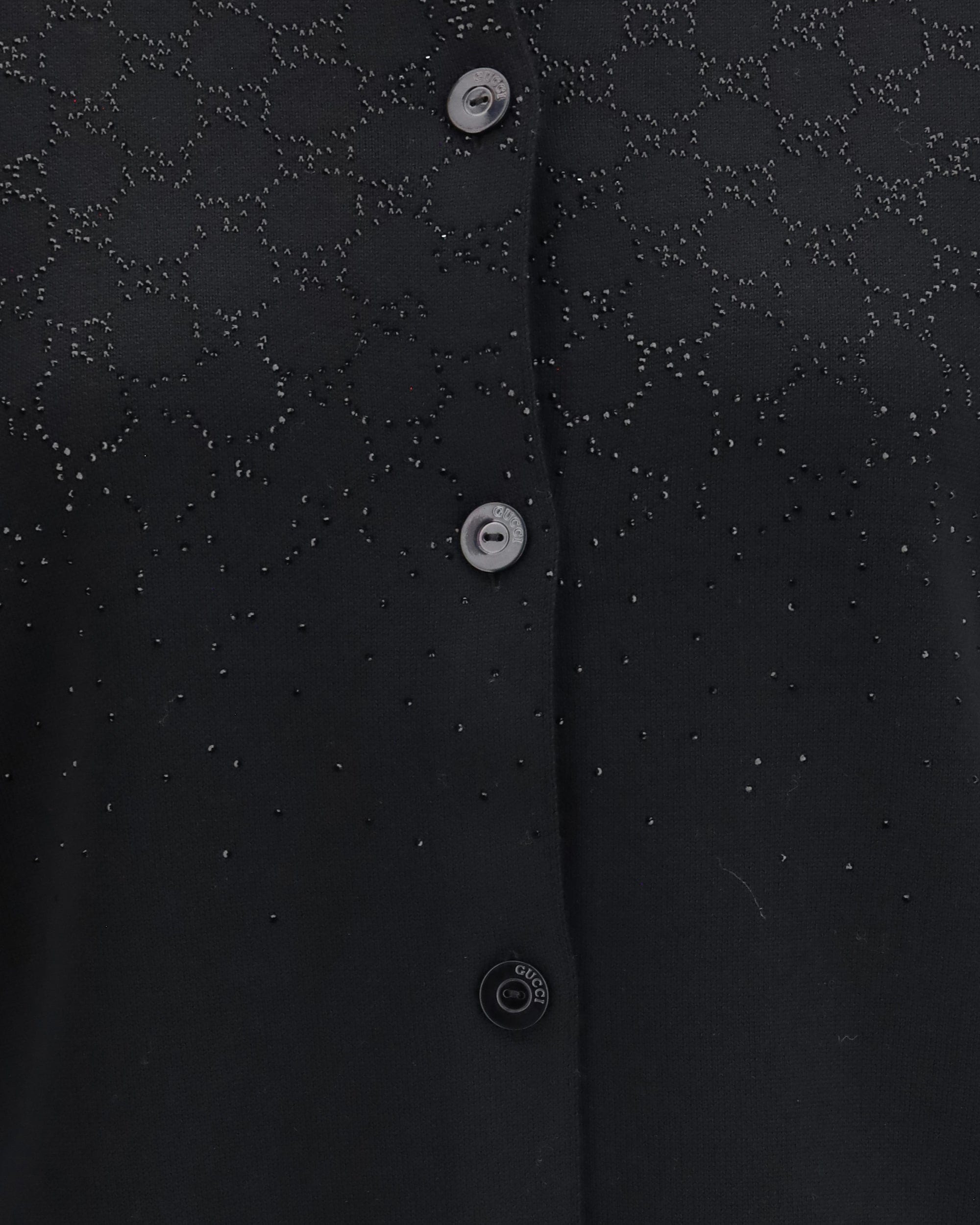 Gucci Long-Sleeve Crew-Neck Cardigan