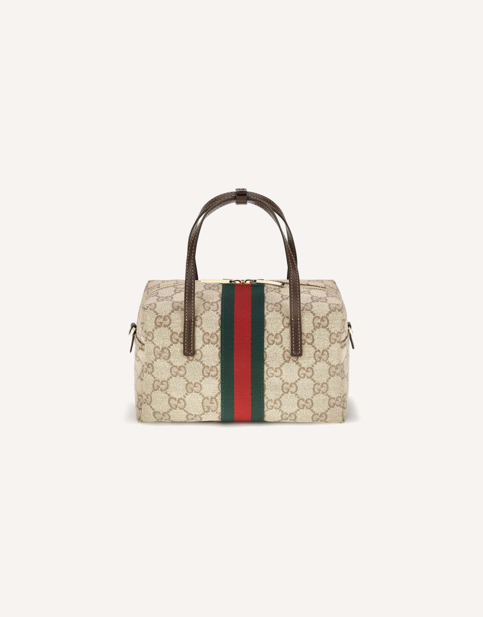 Gucci Mini Boston-handtas Web Stripe