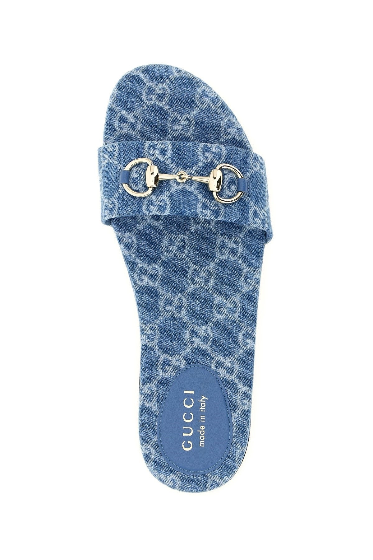 Gucci Morsetto 데님 슬라이드