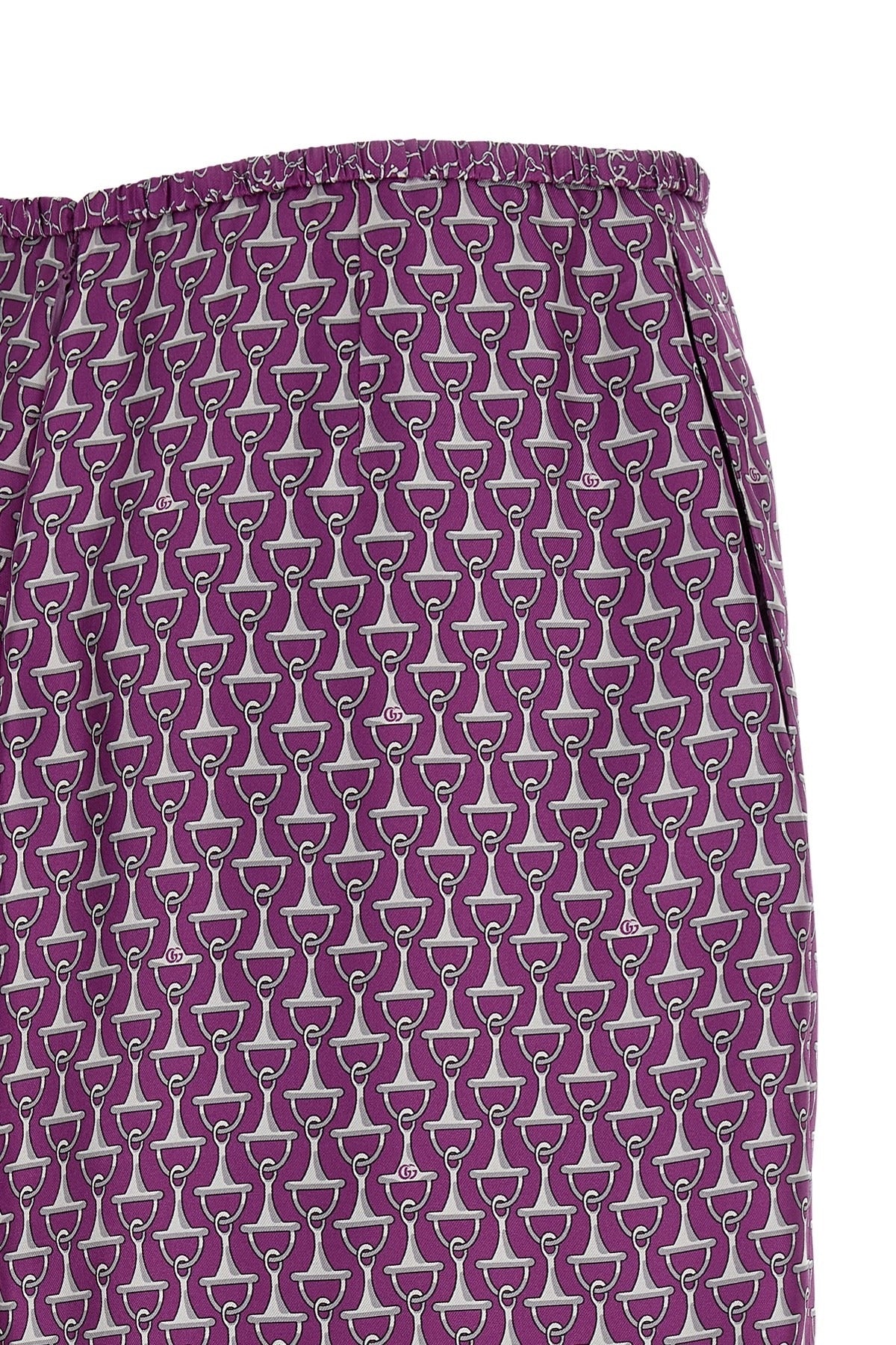 Gucci Morsetto Print Skirt Midi