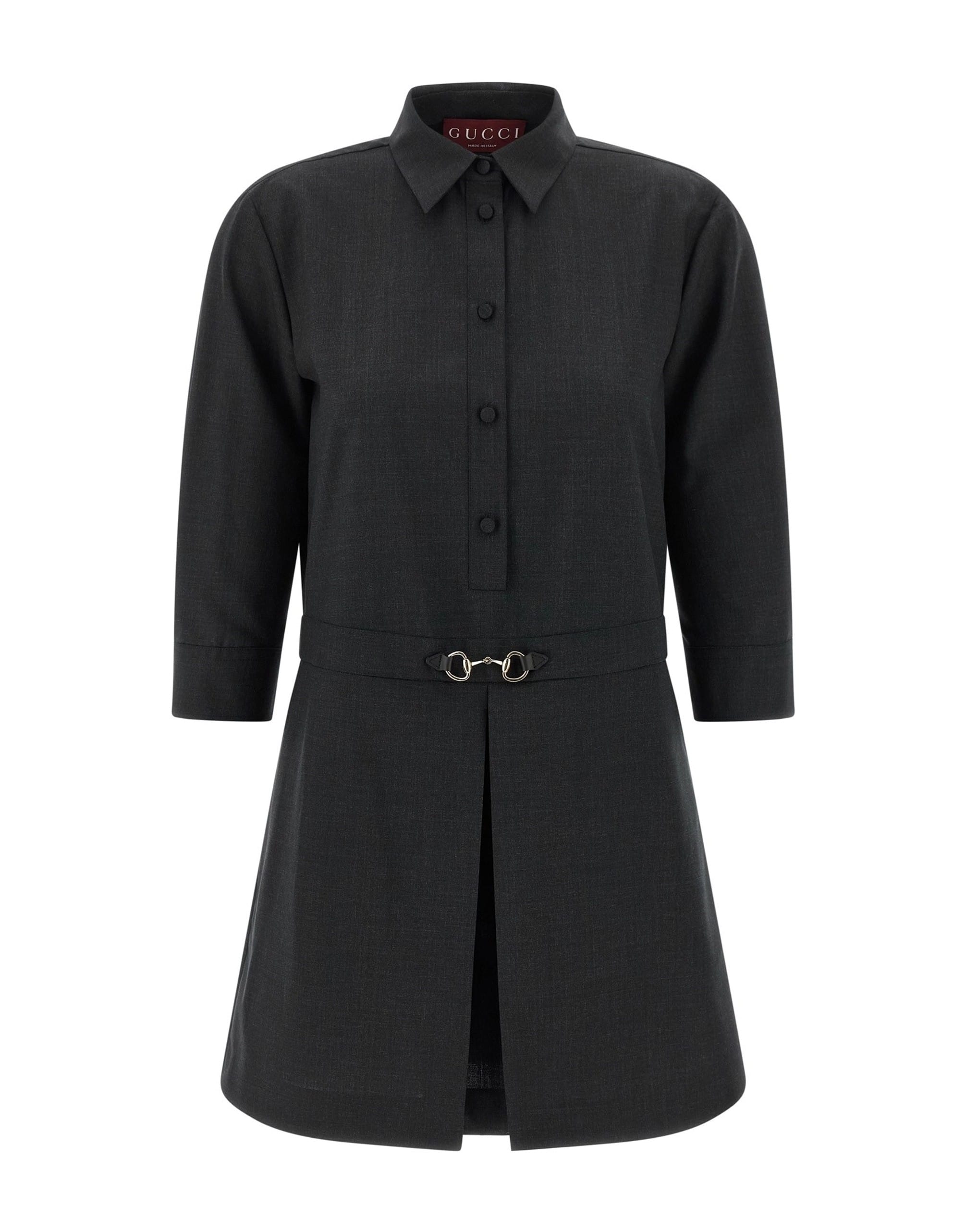 Gucci Gucci Morsetto Shirt Mini Dress