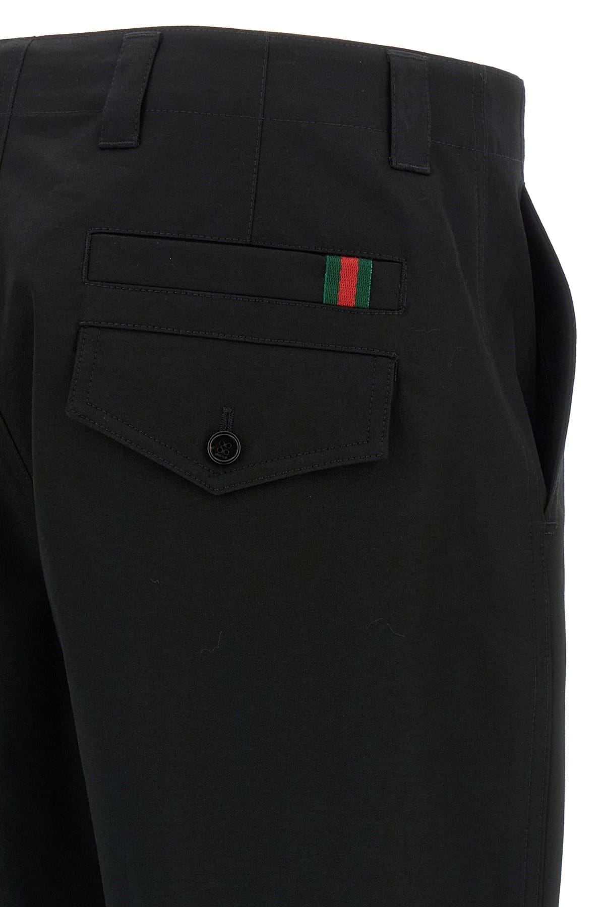 Gucci Gucci Nastro Web Twill Pants