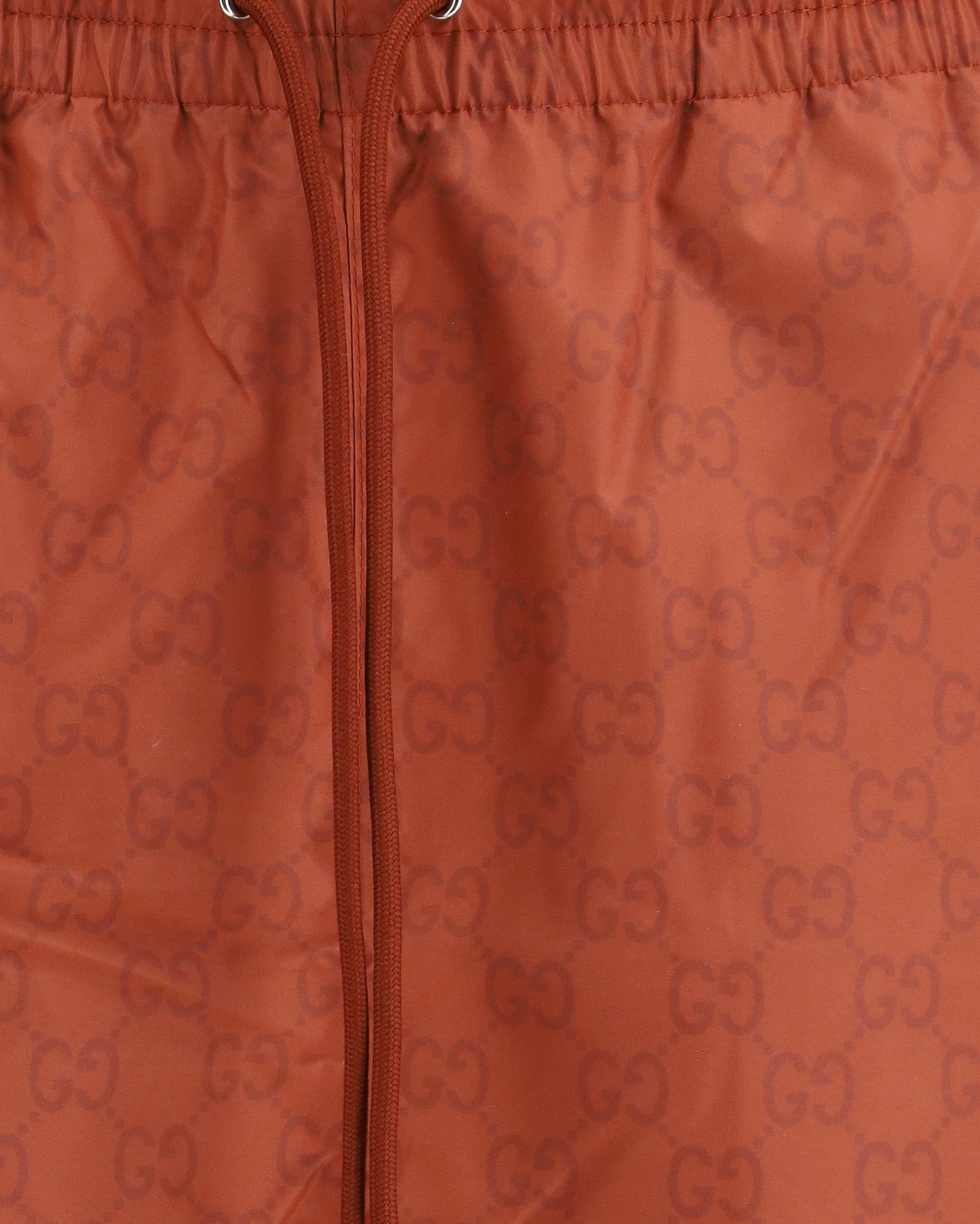 Gucci Nylon Swim Shorts With Gg Print