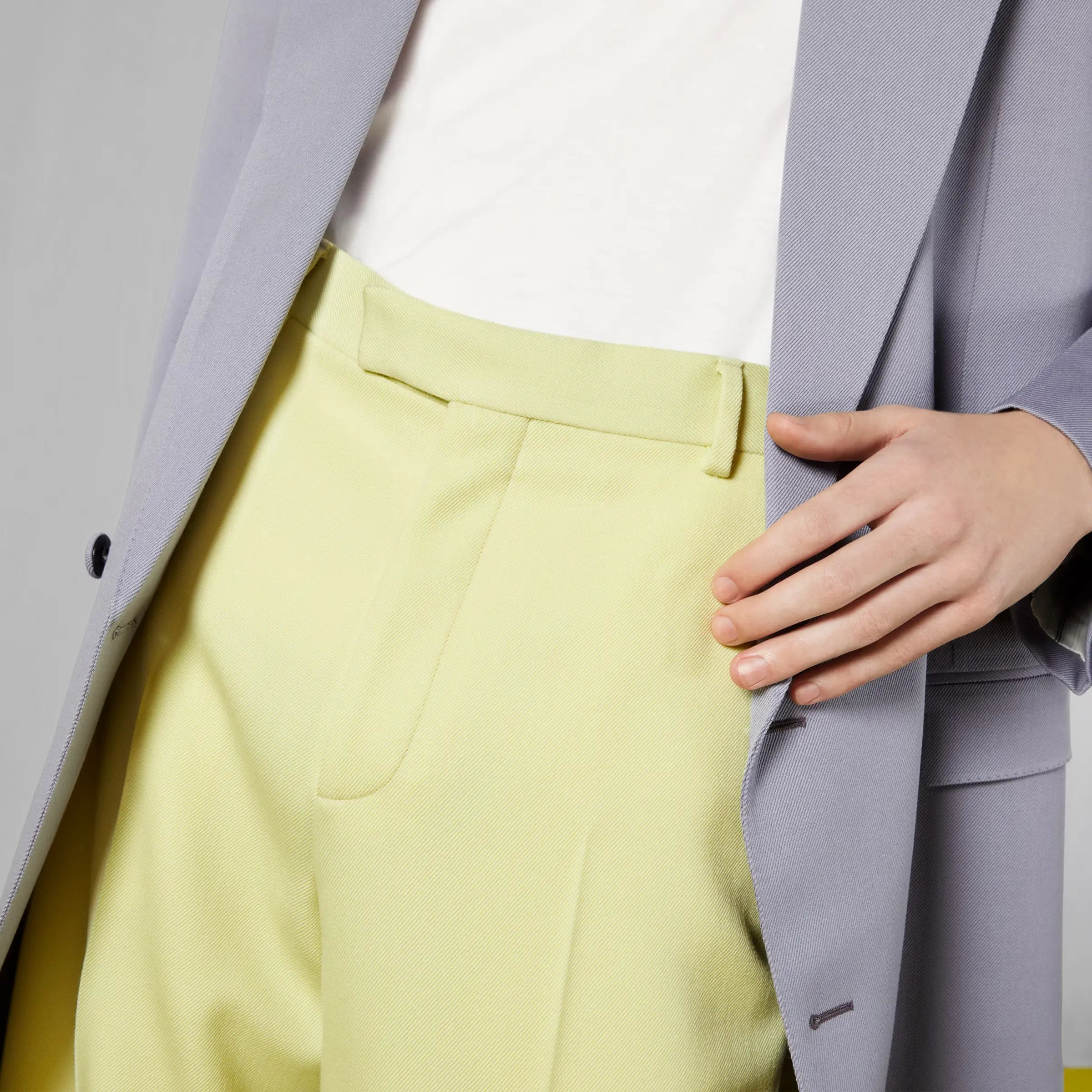 Gucci Pleated Twill Wide-Leg Pants