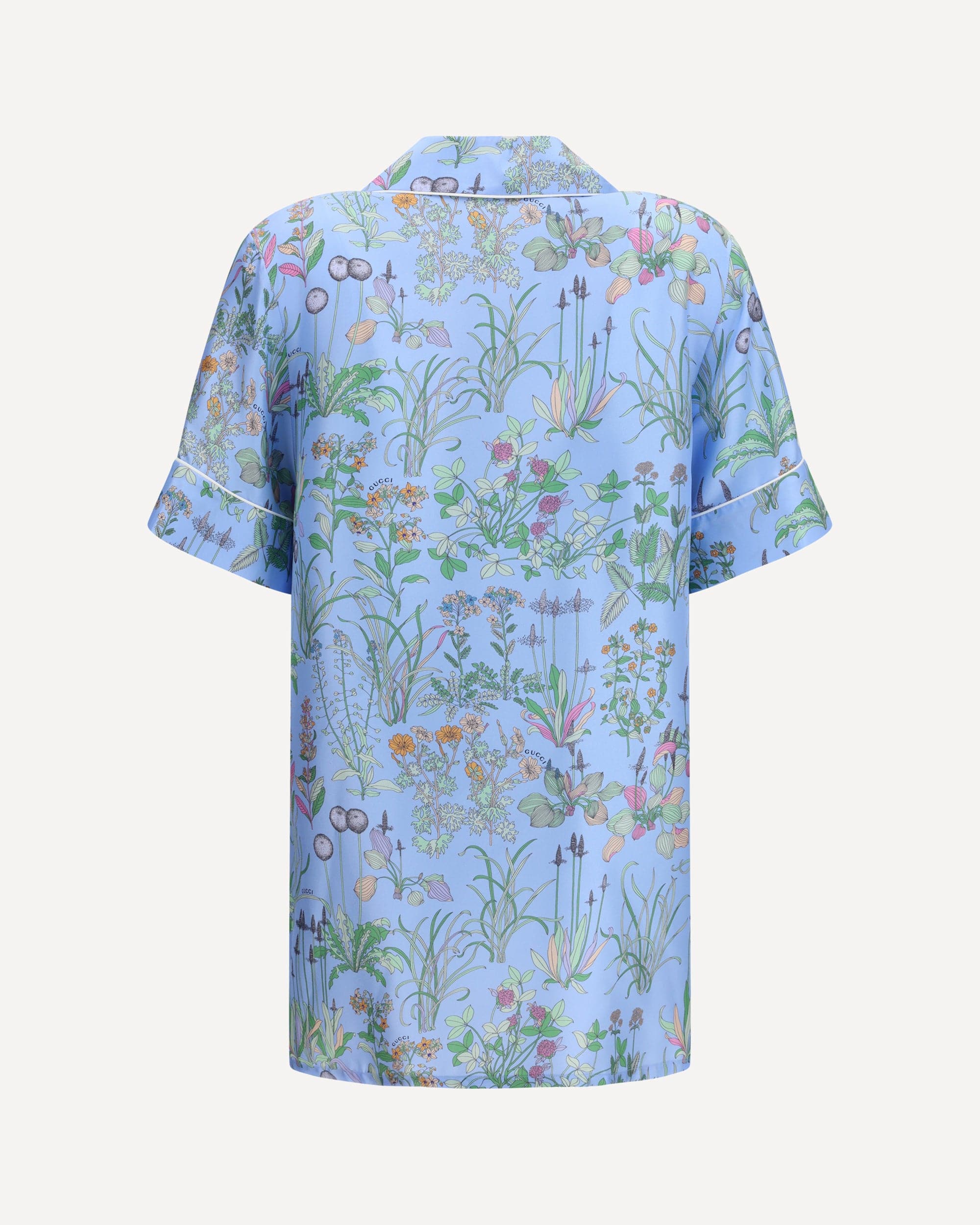 Camisa de sarga de seda estampada - alternate view