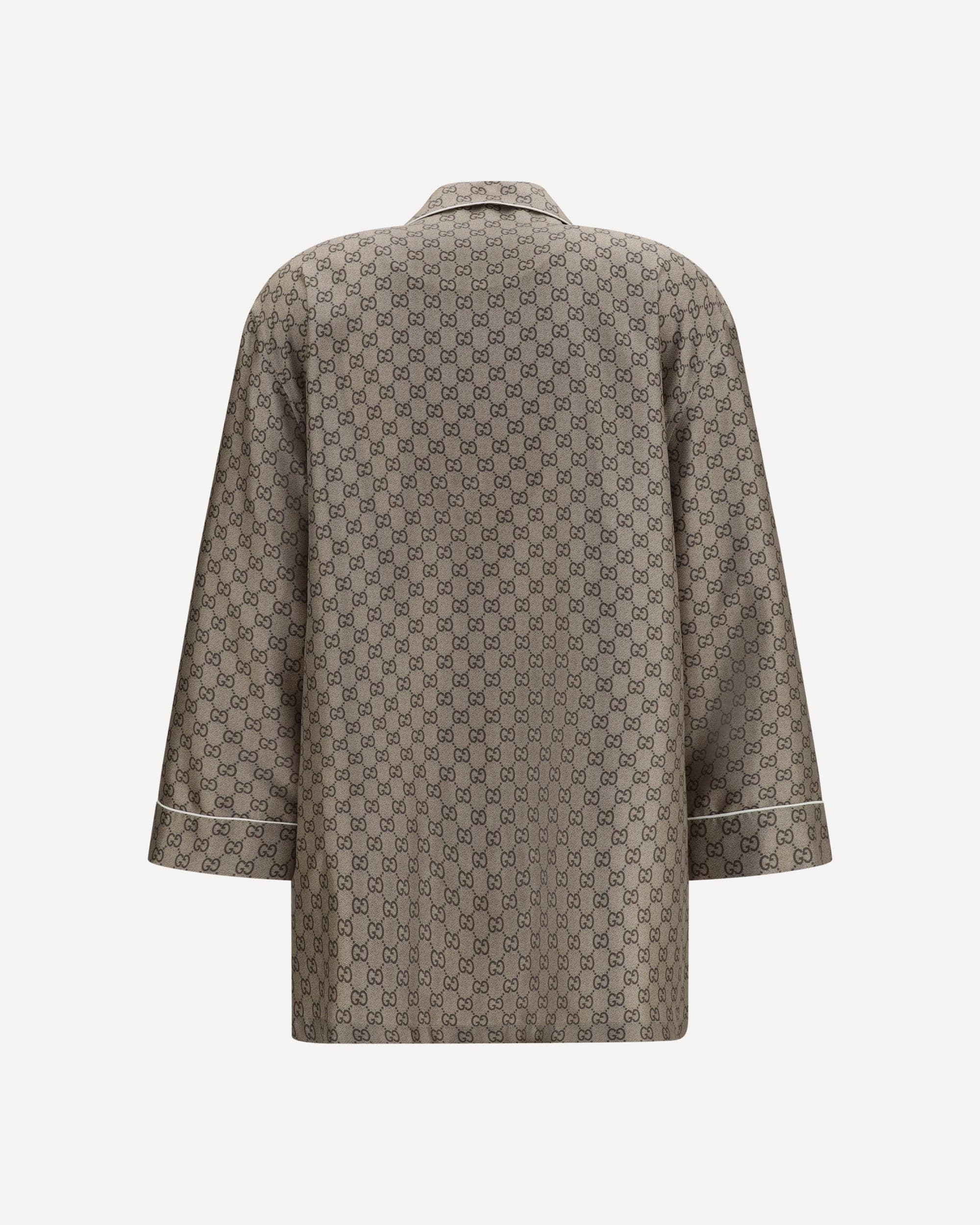 Gucci Printed Silk Twill Shirt - alternate view