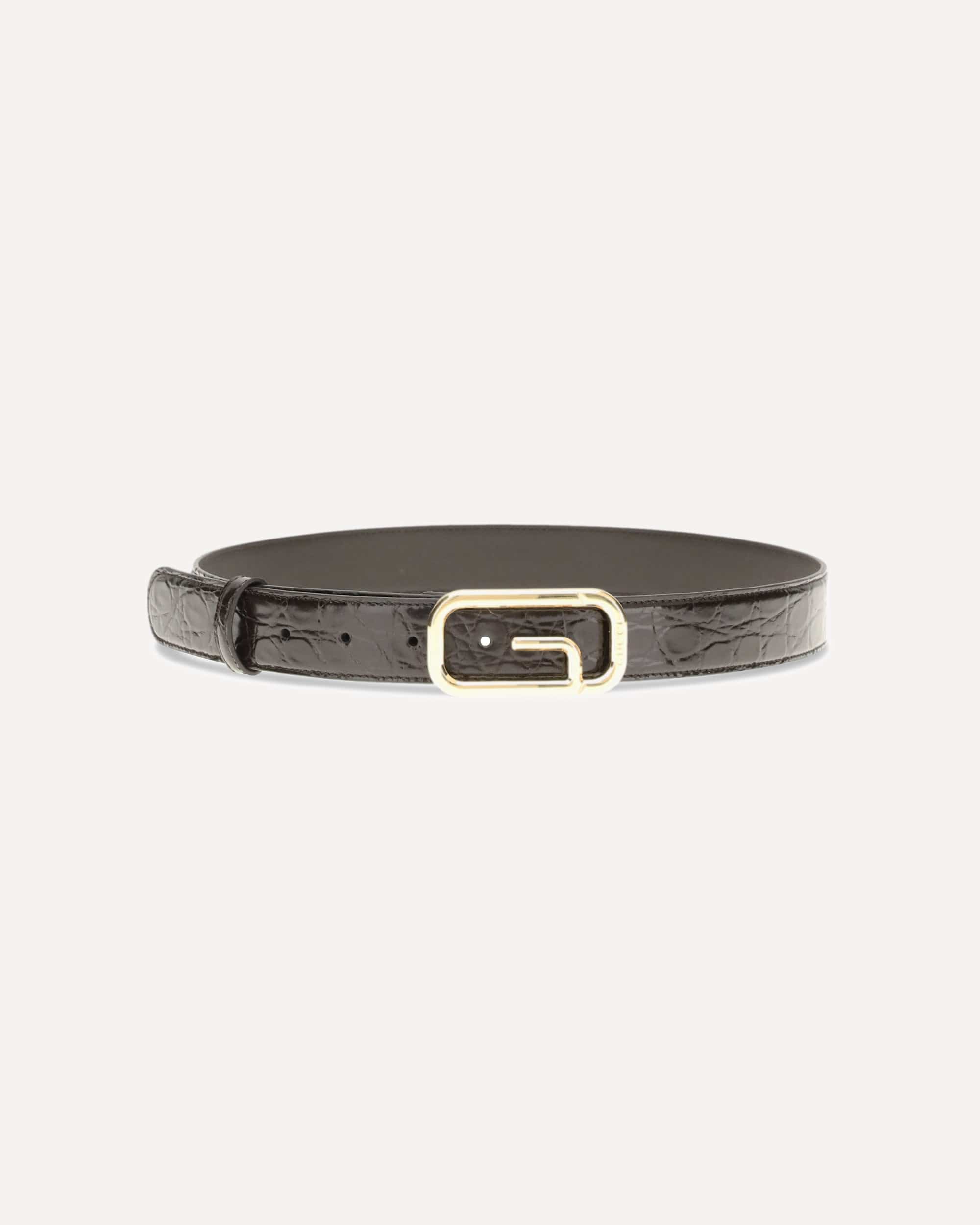 Gucci Reversible Belt With G Square Buckle