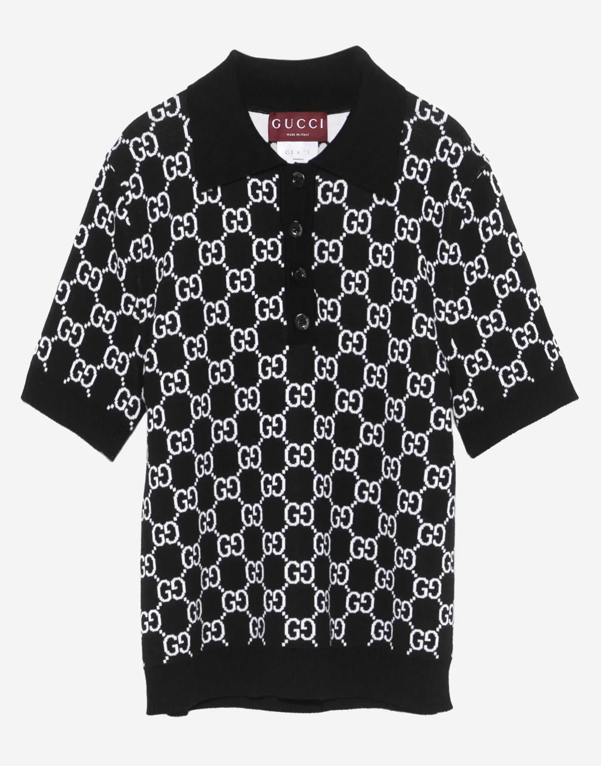 Gucci قميص بولو جي جي جاكار قابل للعكس