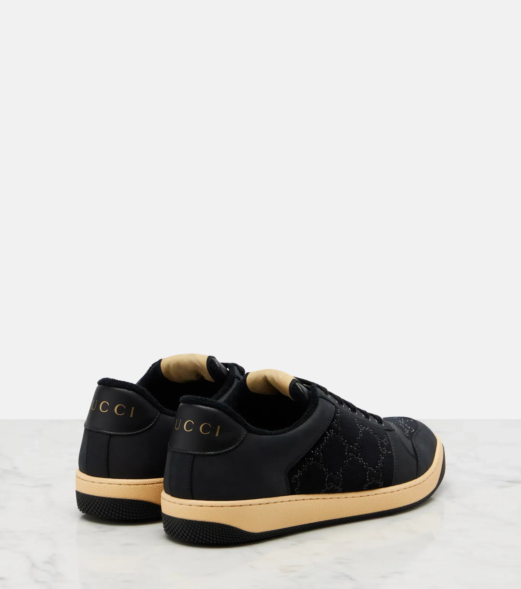Gucci Screener Leather Sneakers