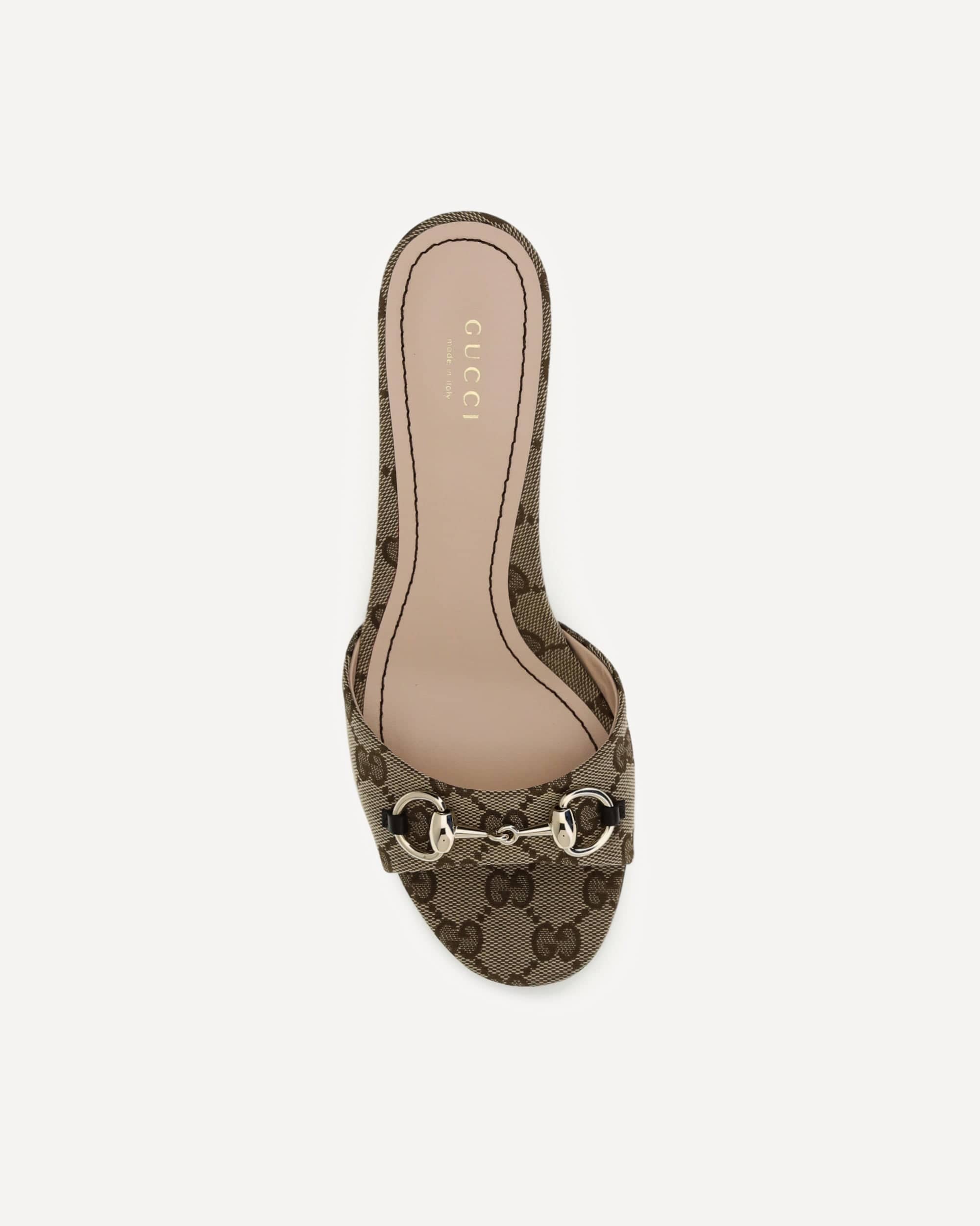 Gucci Slider Sandals With Buckle