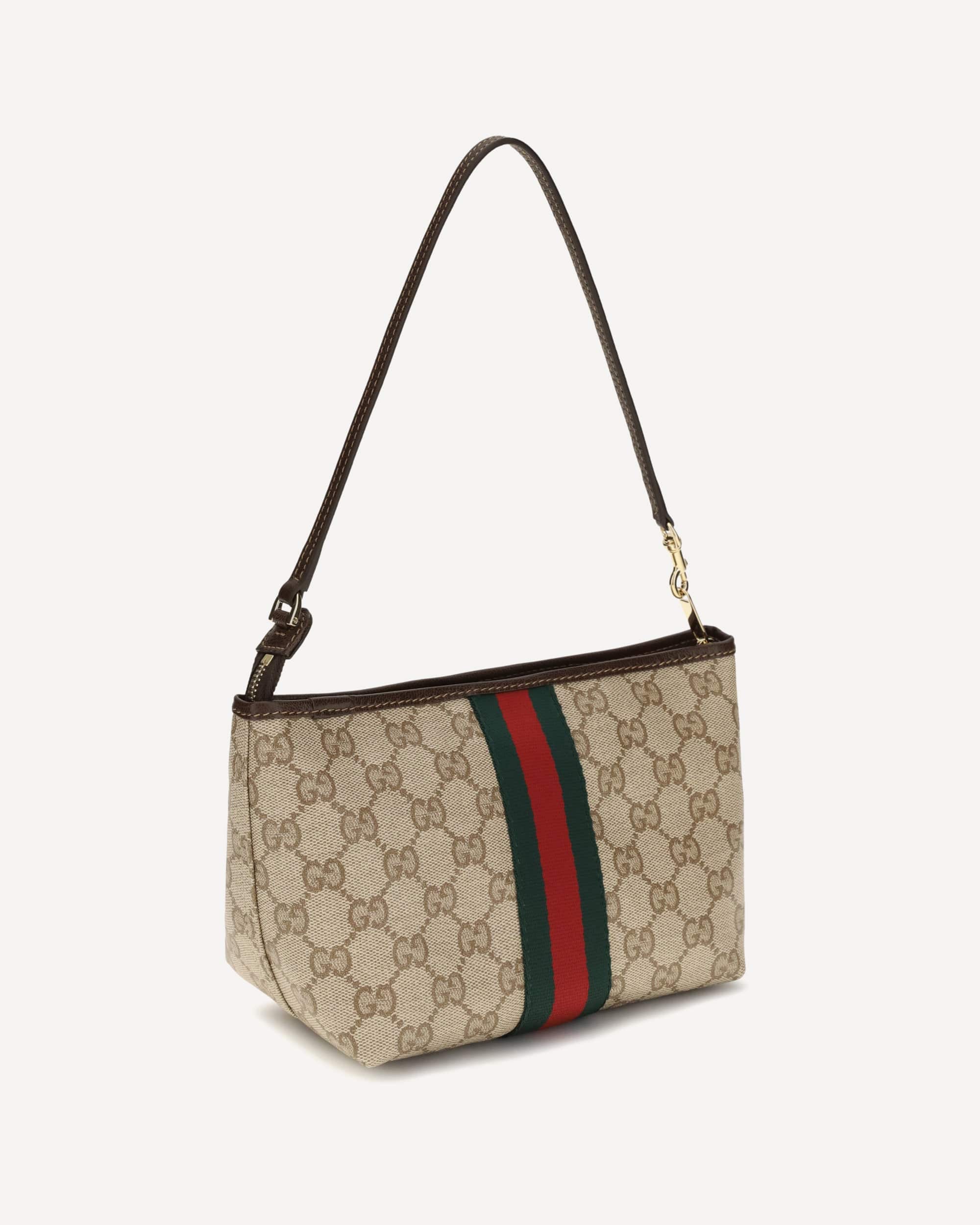 Gucci Gucci Small Pouch With Strap And Web