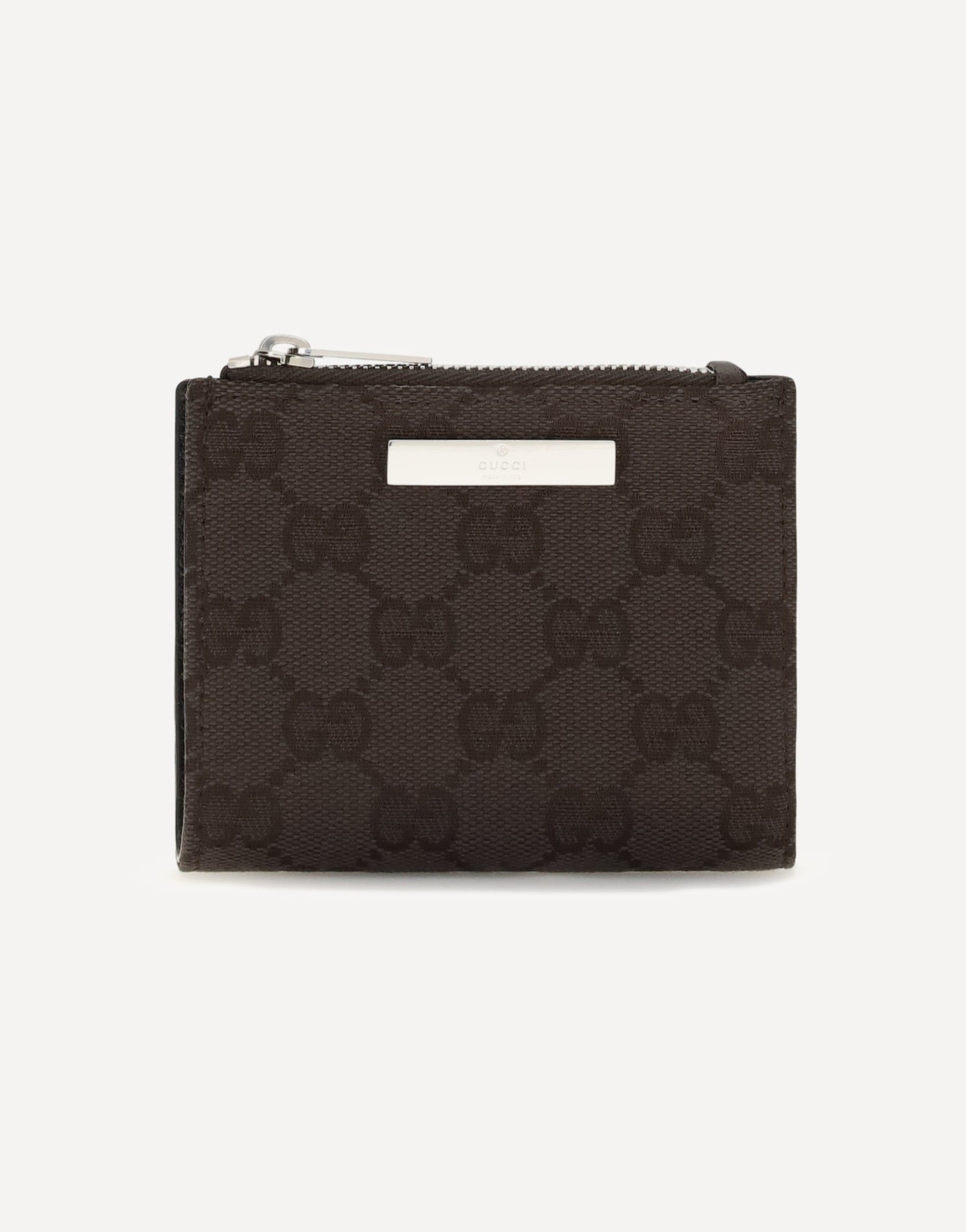 Gucci kleine portemonnee met plaquette