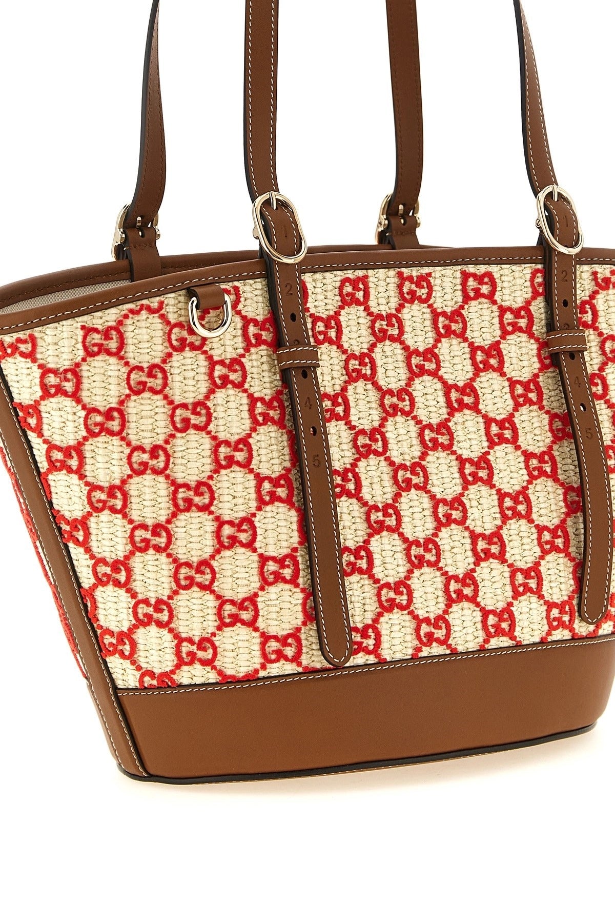 Borsa shopping Gucci piccola in GG intrecciato