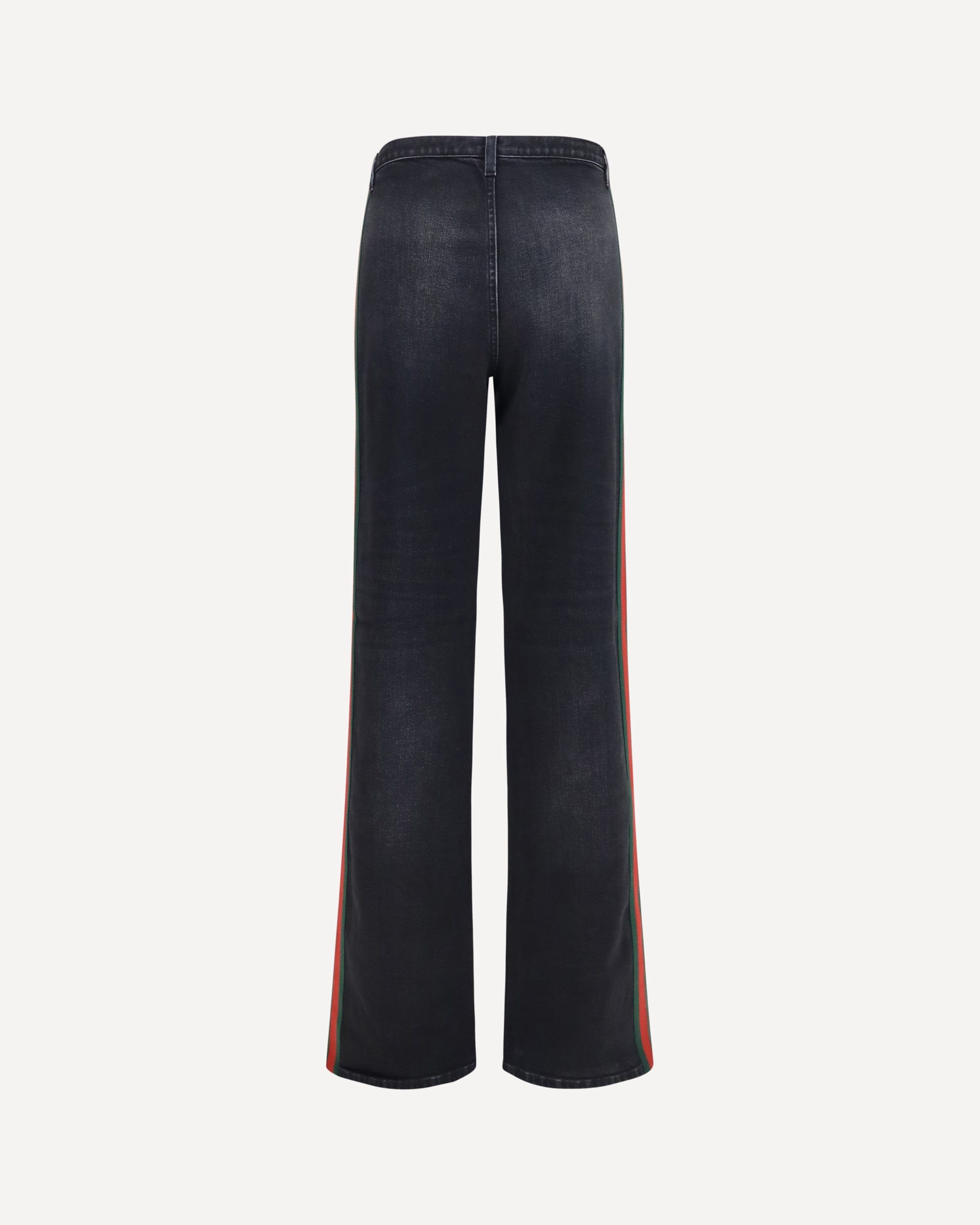 Gucci Stretch Cotton Jeans With Web Stripe - alternate view