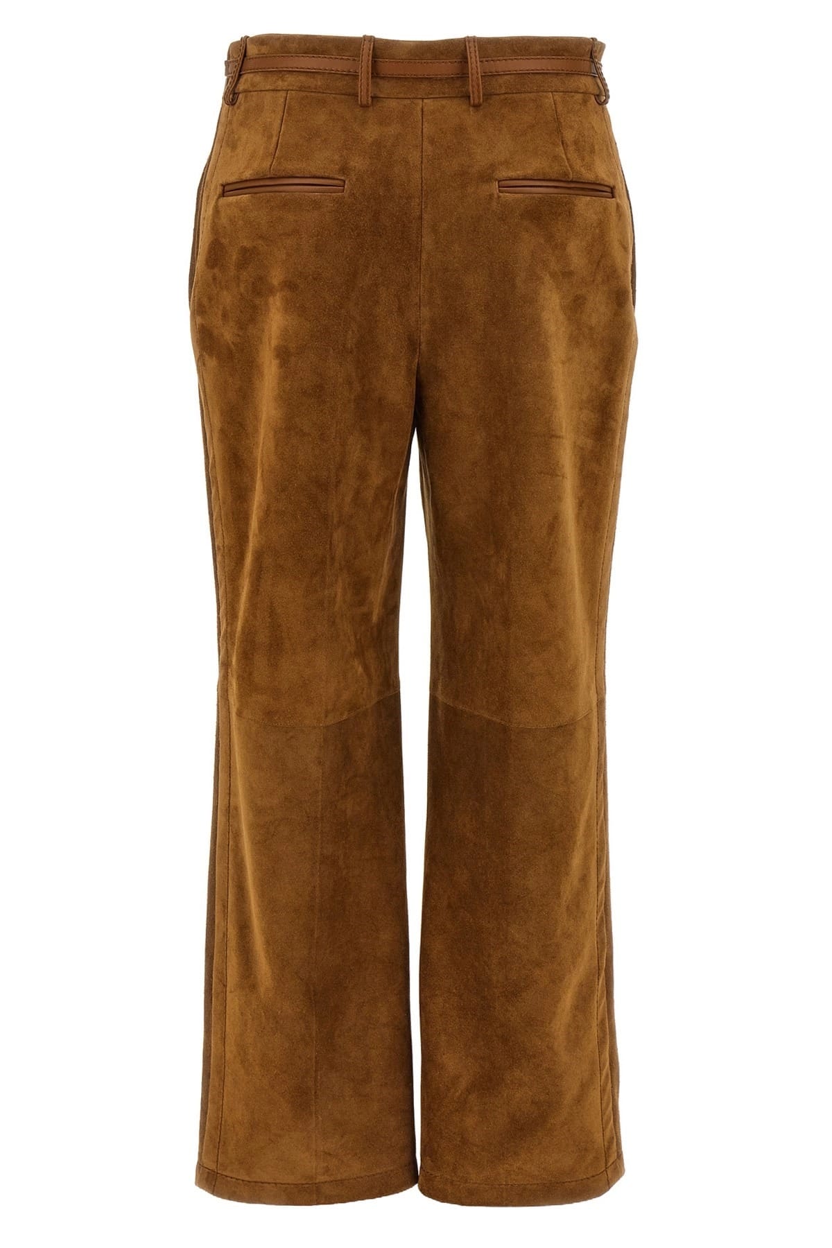 Gucci Gucci Suede Straight-Leg Pants
