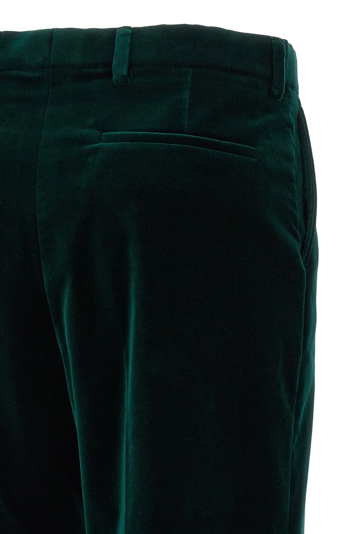 Gucci Gucci Velvet Straight-Leg Pants