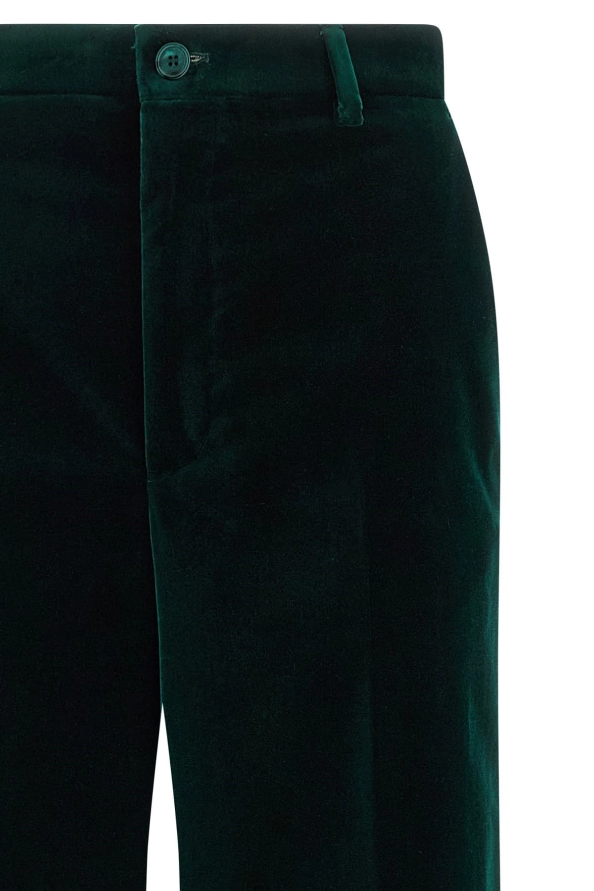 Gucci Gucci Velvet Straight-Leg Pants