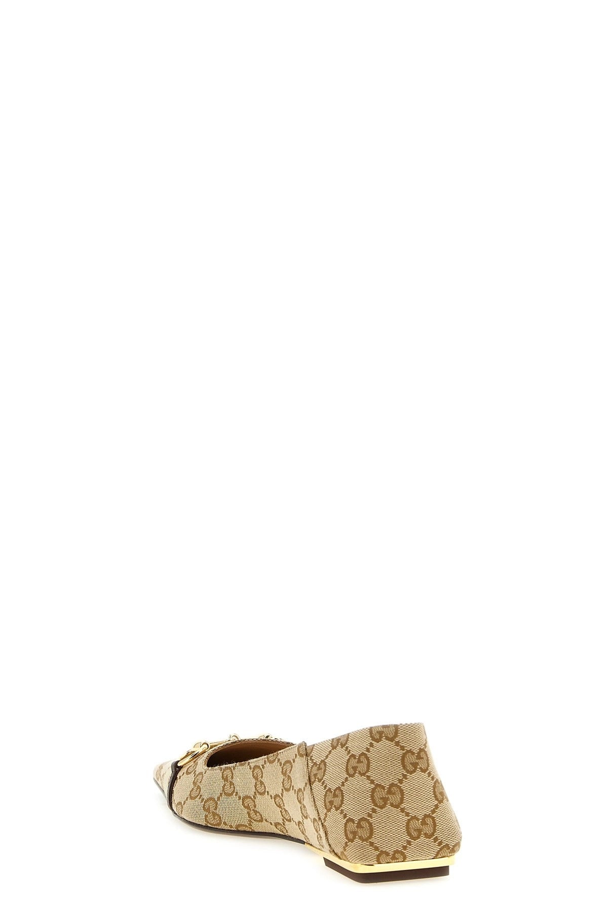 Gucci Vittoria GG Fabric Ballet Flats