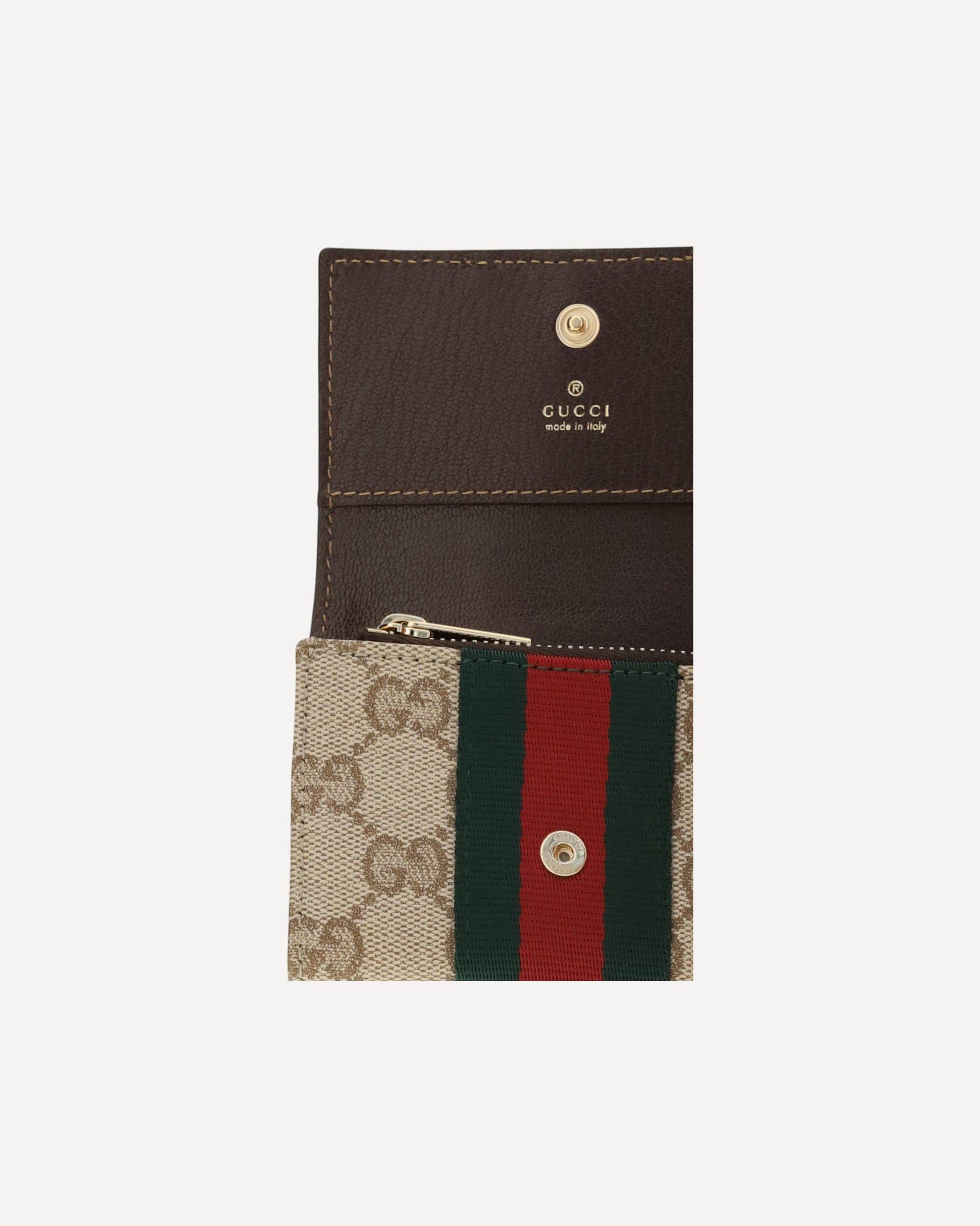 Gucci Gucci Web Bi-Fold Card Holder