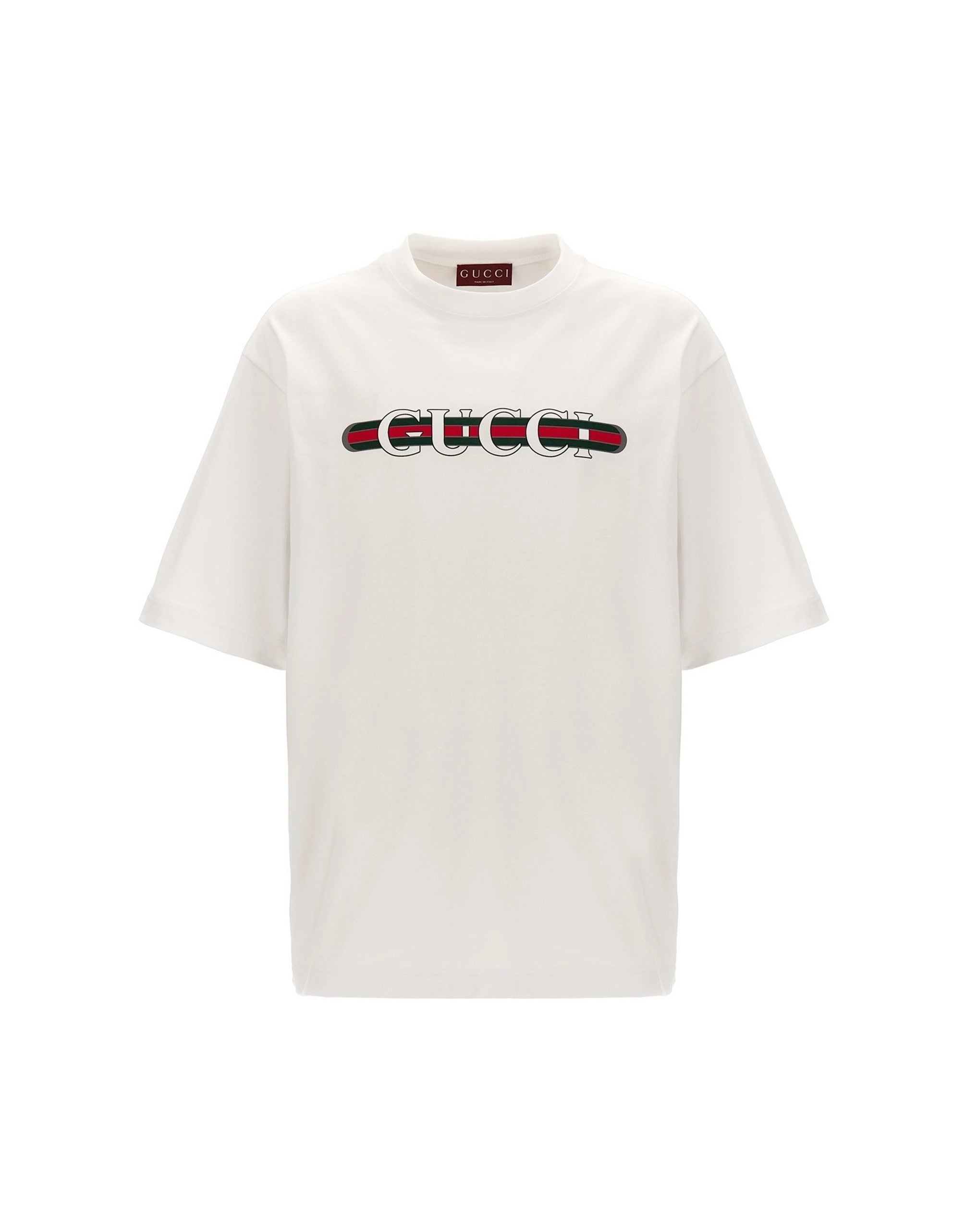 T-shirt con logo Web Gucci