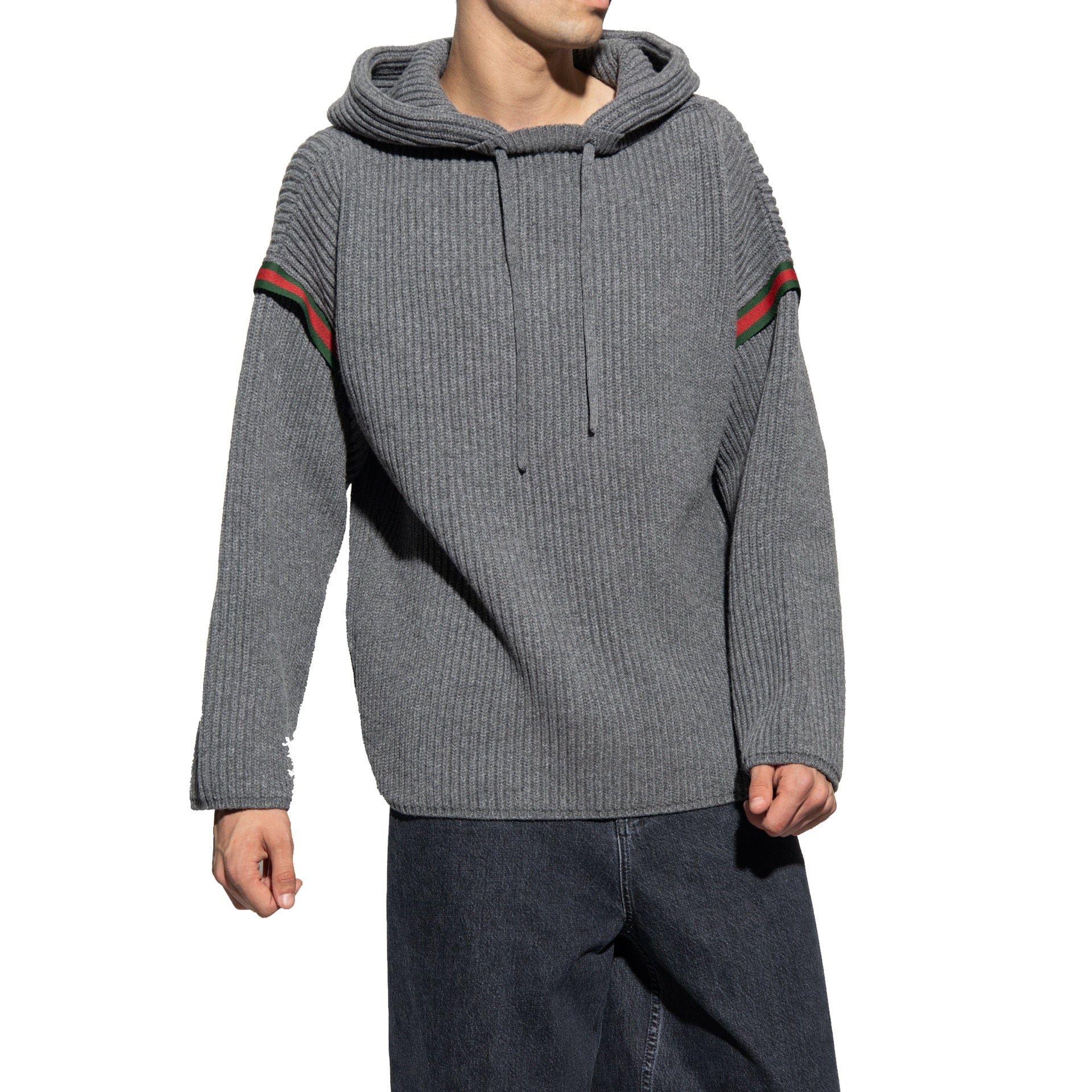 Gucci Web Stripe Hoodie - alternate view