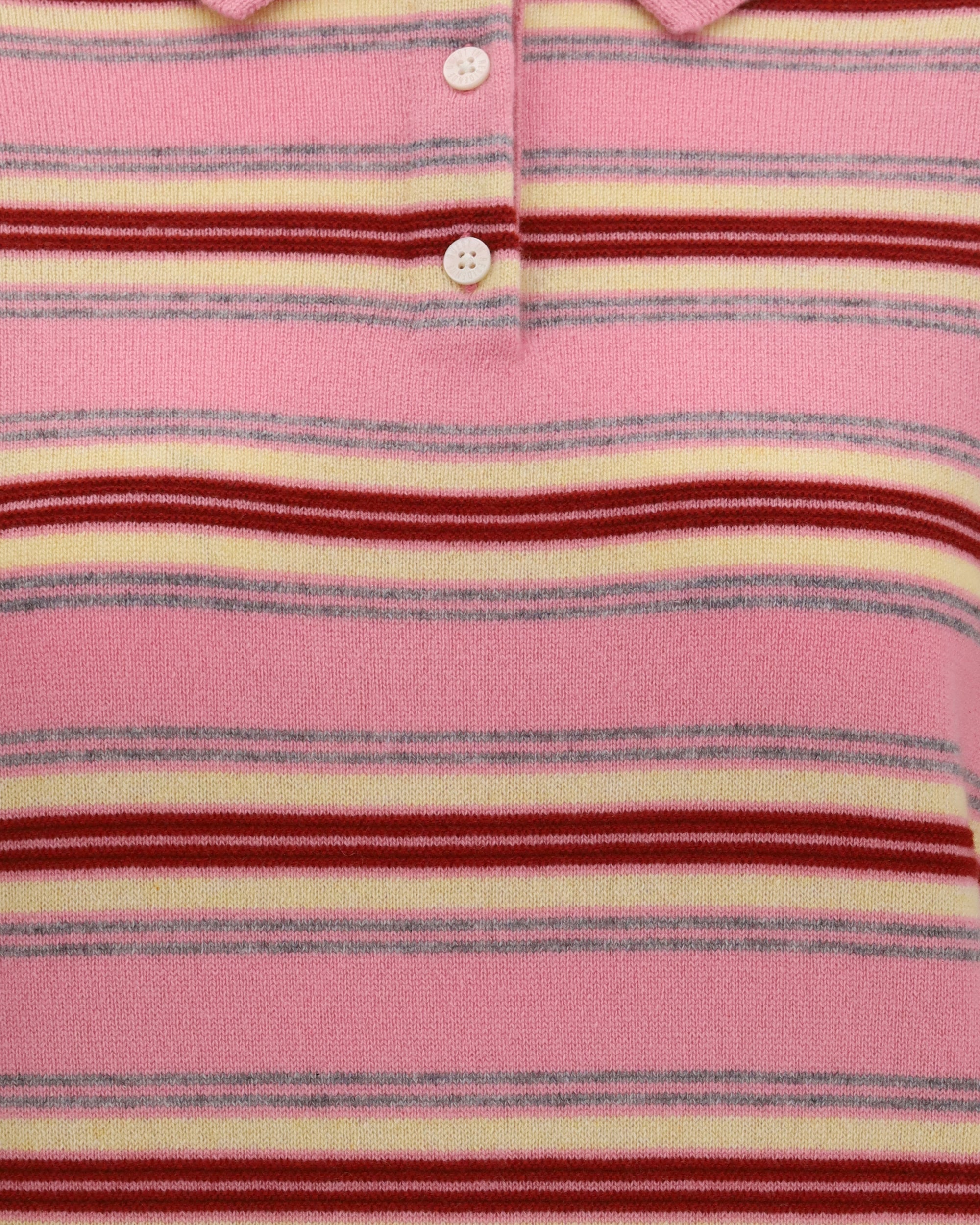 Guest in Residence College Striped Polo Sweater