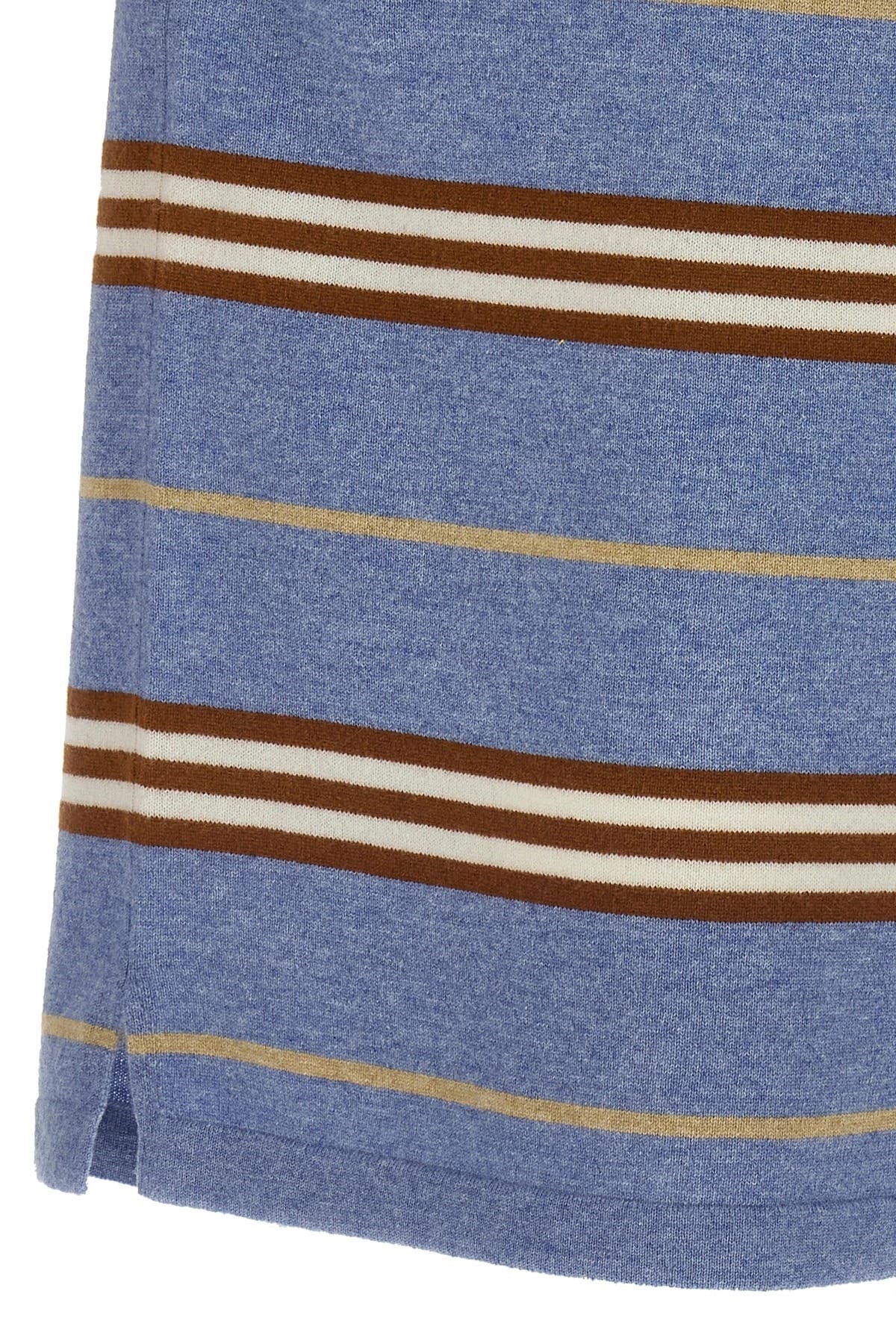 Guest in Residence Guest in Residence Striped Rugby Cashmere Polo Shirt
