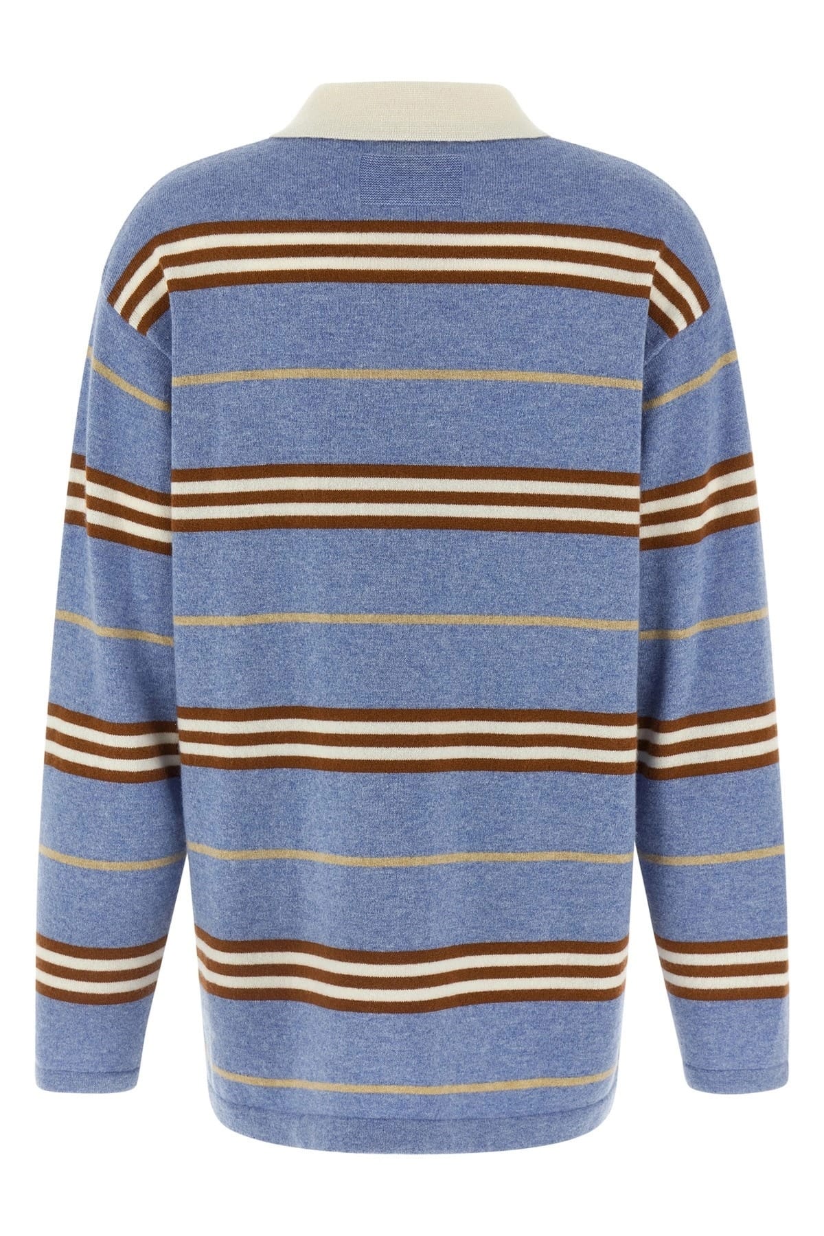 Guest in Residence Polo rugby in cashmere rigato - alternate view