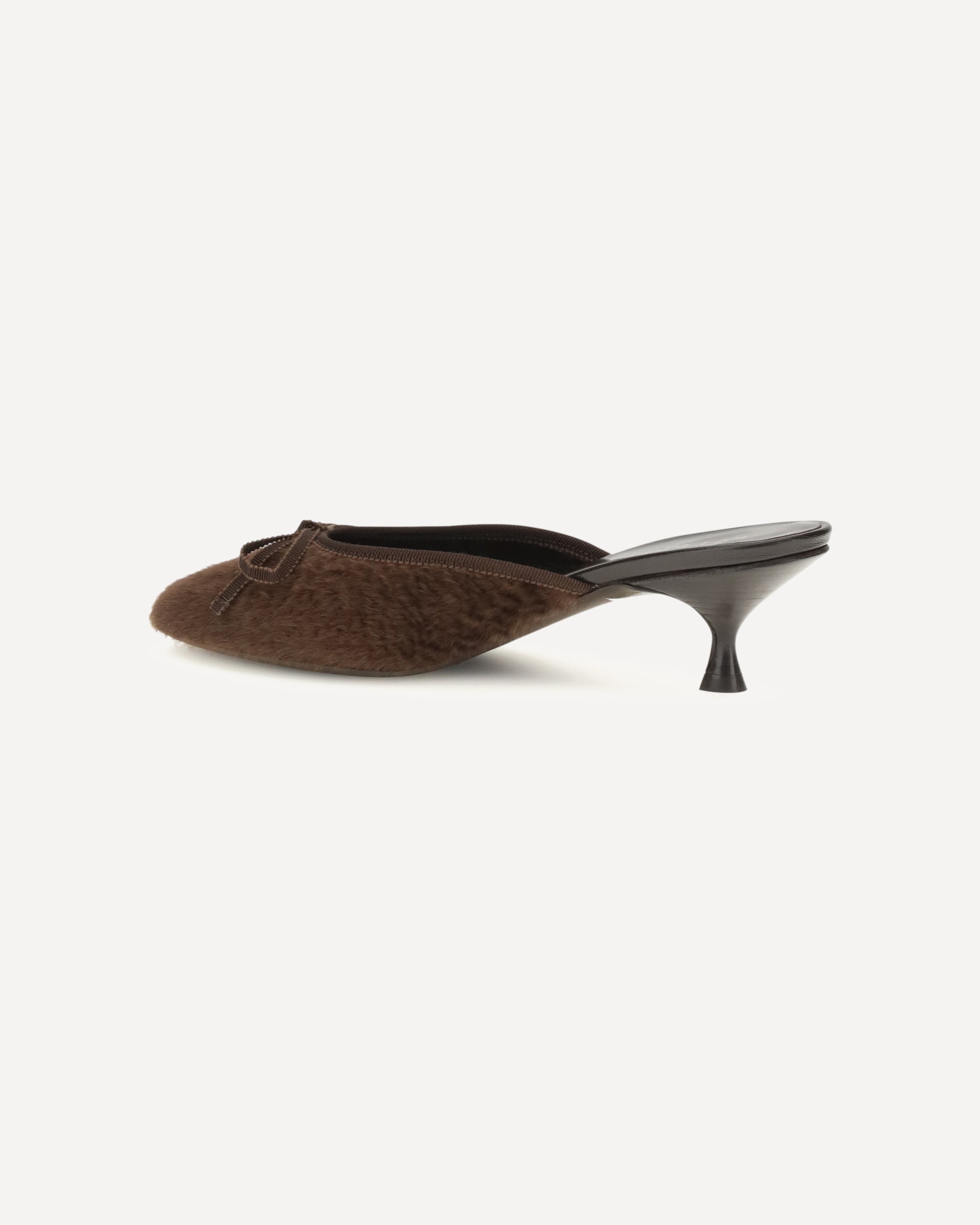 Herbert Levine Pelz-Sandalen-Mules
