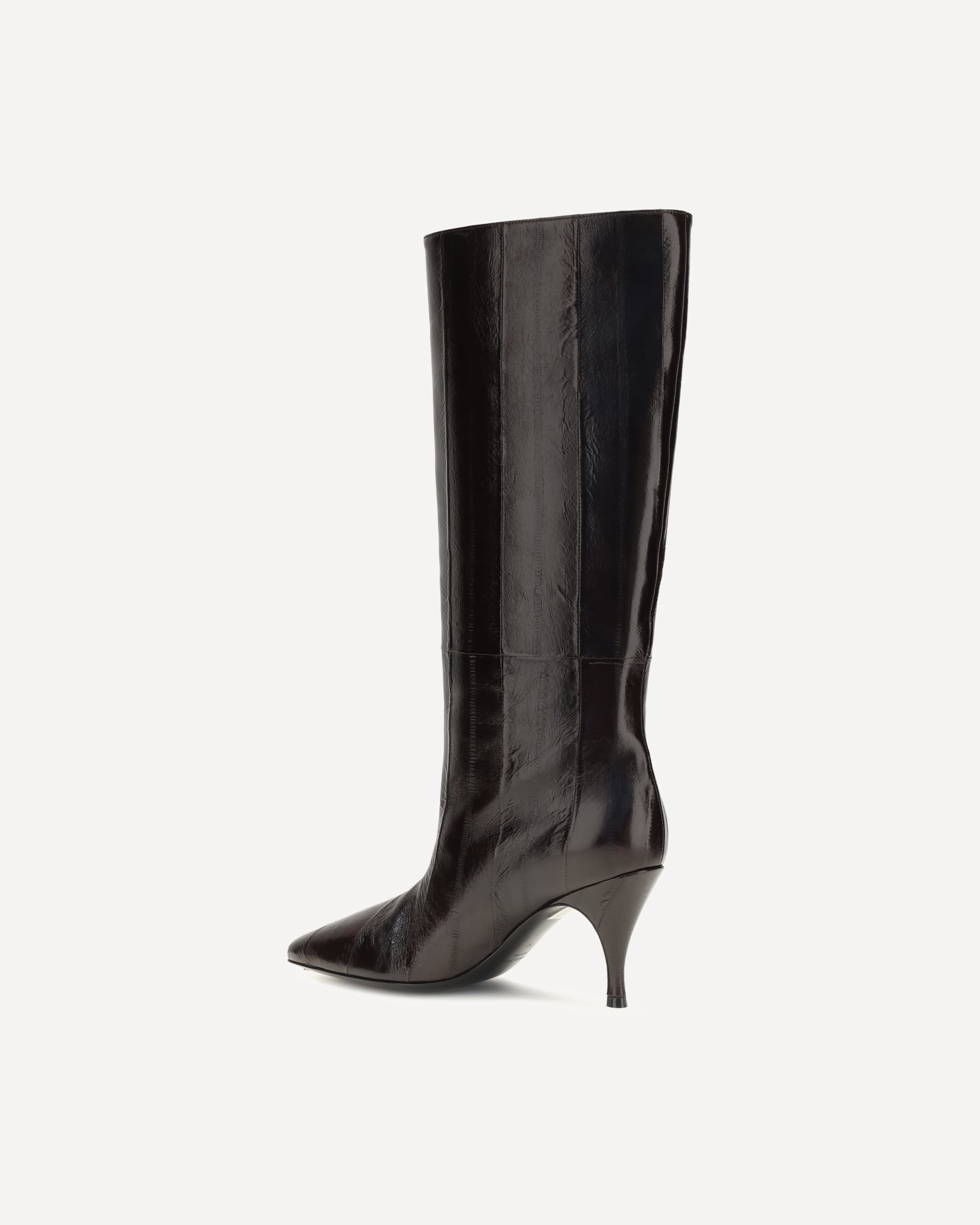Herbert Levine Hohe Lederstiefel