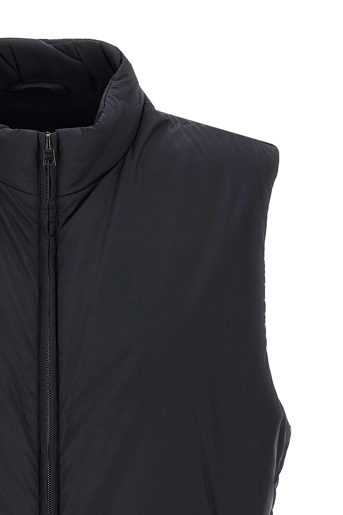 Herno Herno Black Padded High Neck Vest