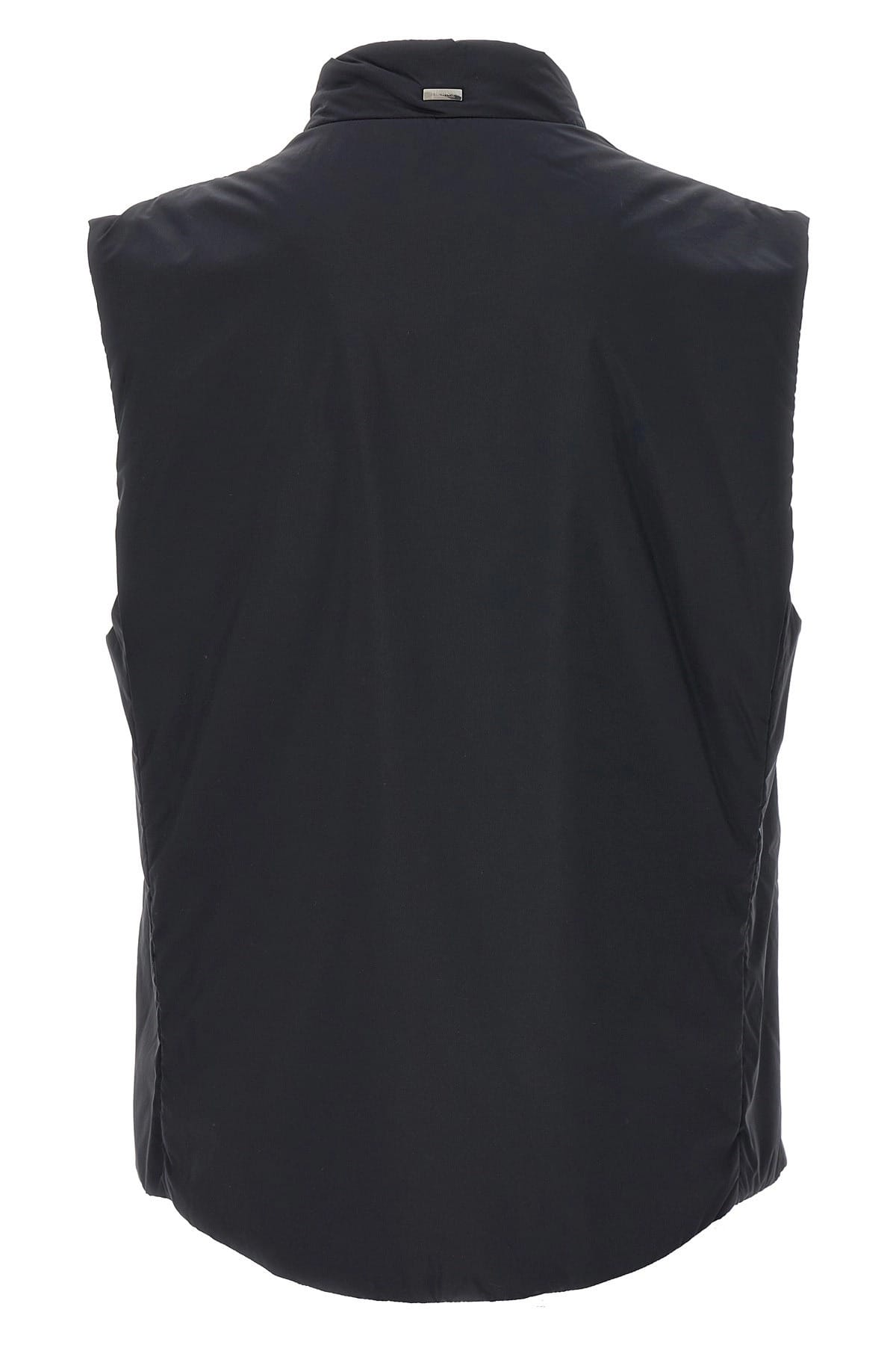 Herno Herno Black Padded High Neck Vest