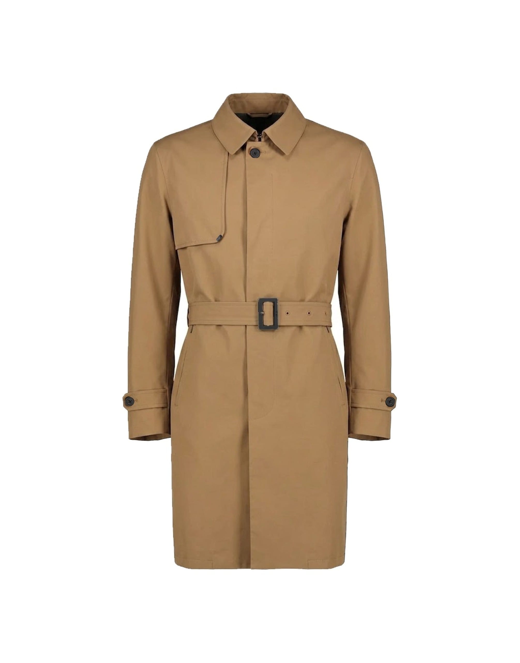 Herno Herno Detachable Belted Single-Breasted Coat
