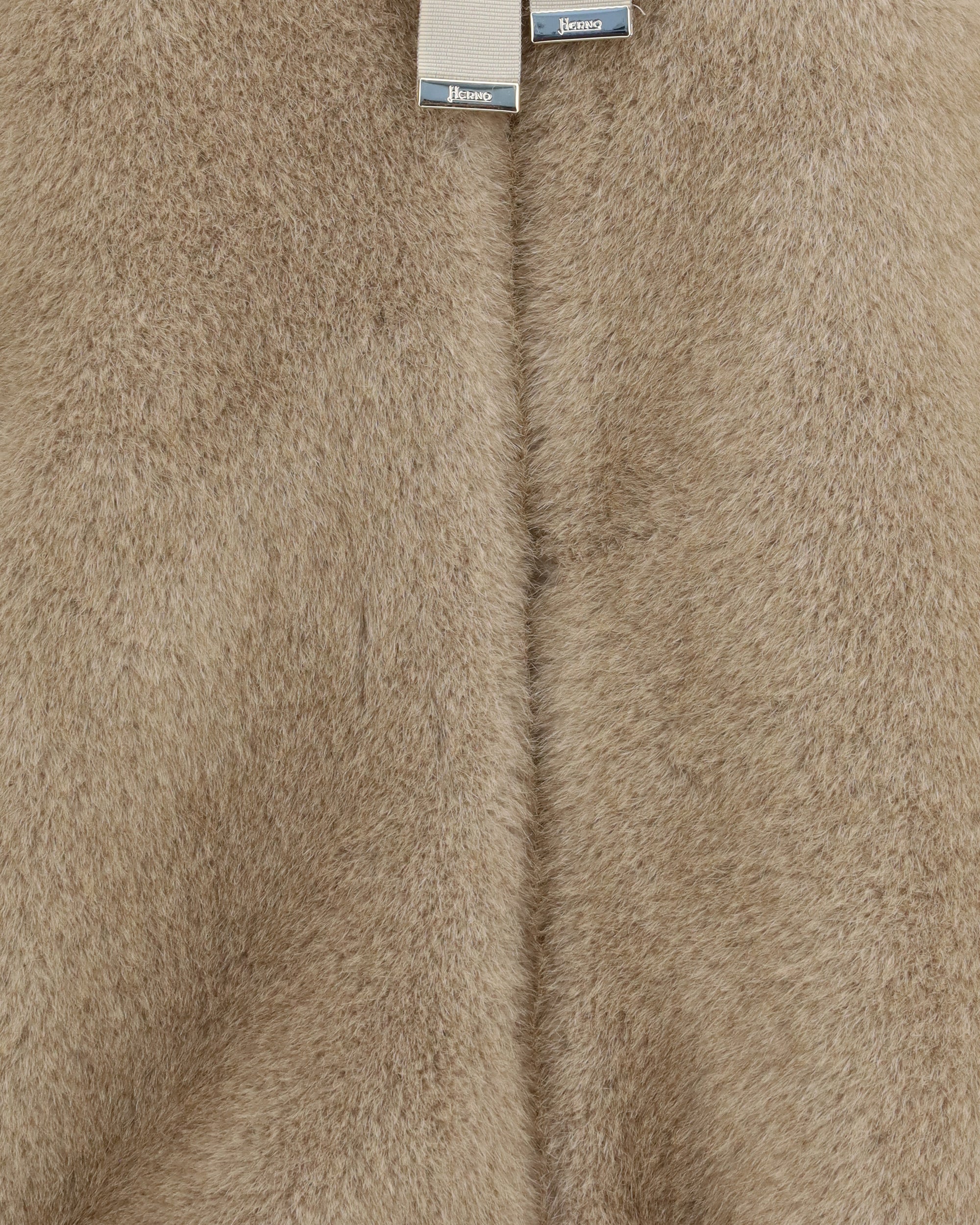 Herno Hooded Eco-Fur Jacket