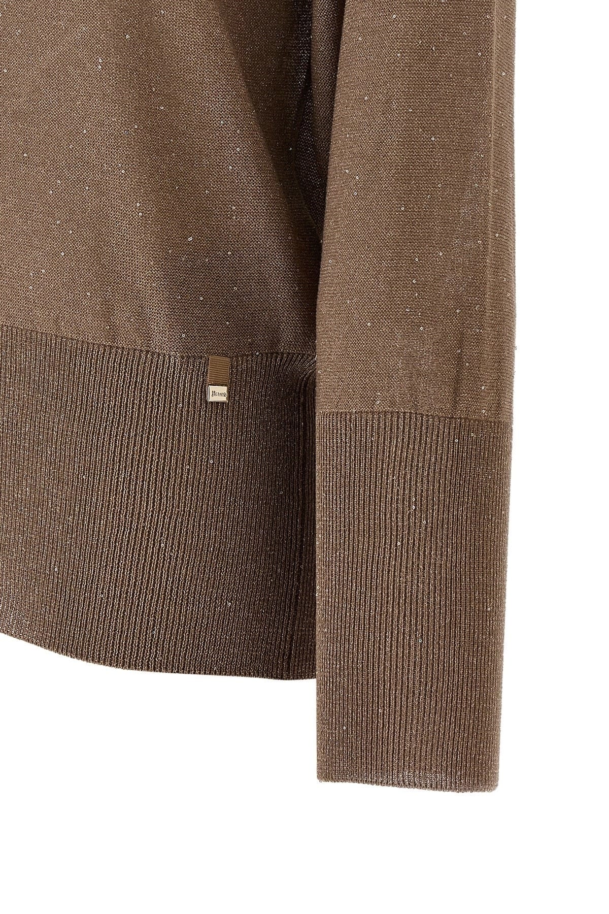 Herno Herno Lamé And Sequin Yarn Sweater