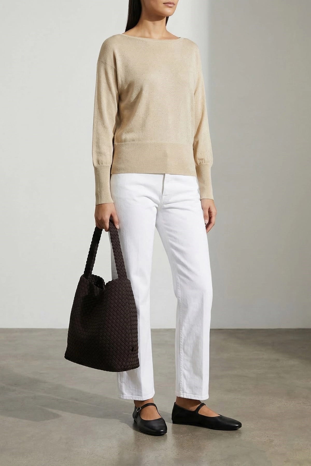 Herno Lamé And Sequin Yarn Sweater - alternate view