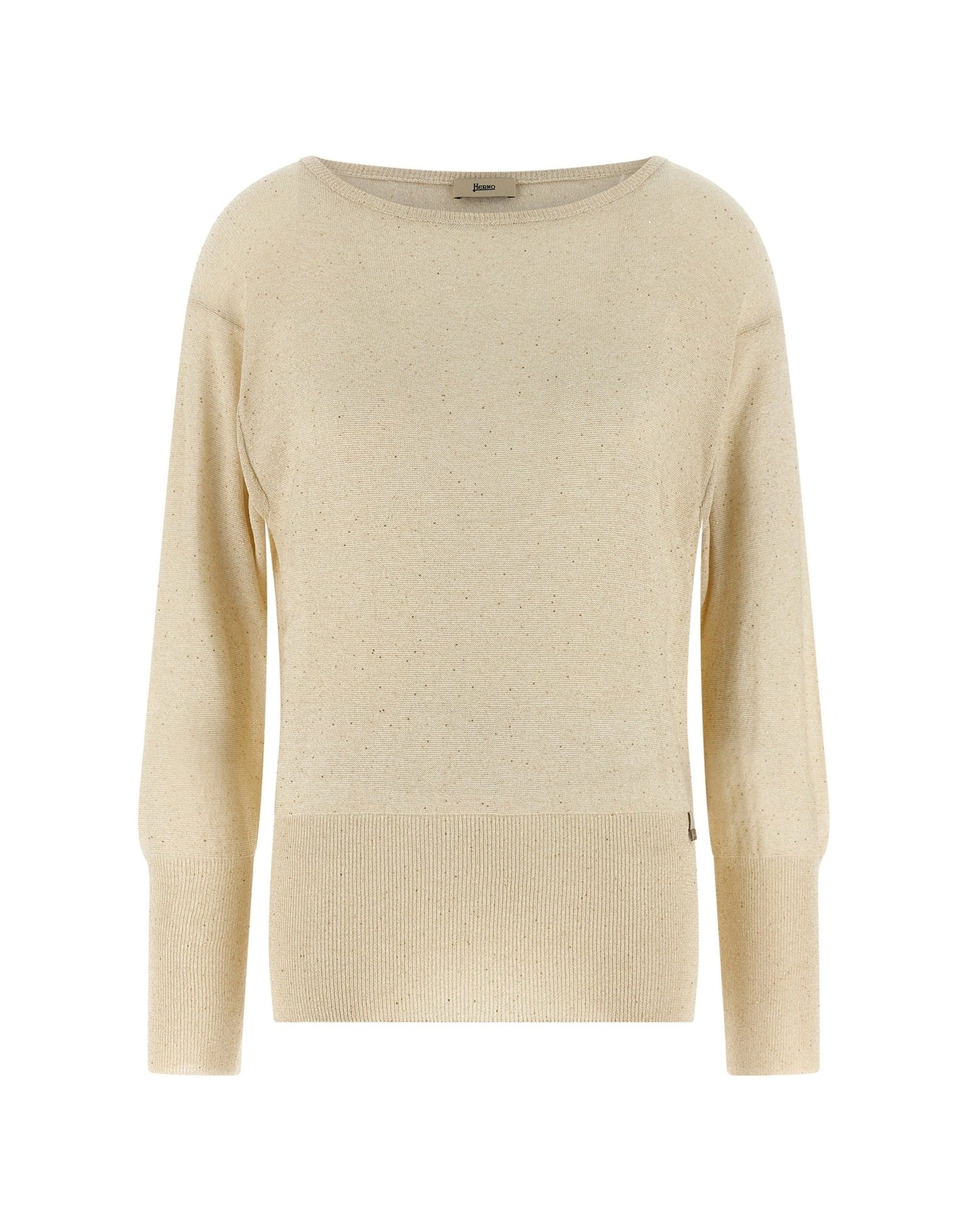 Herno Herno Lamé And Sequin Yarn Sweater