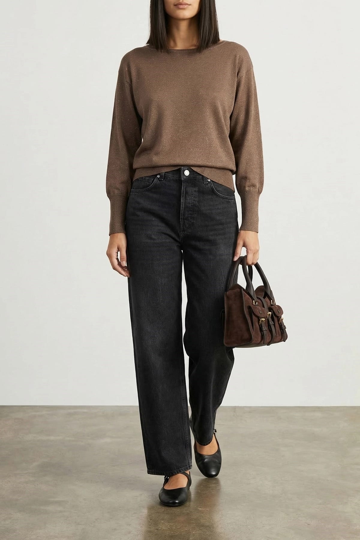 Herno Lamé- und Paillettengarn-Pullover - alternate view