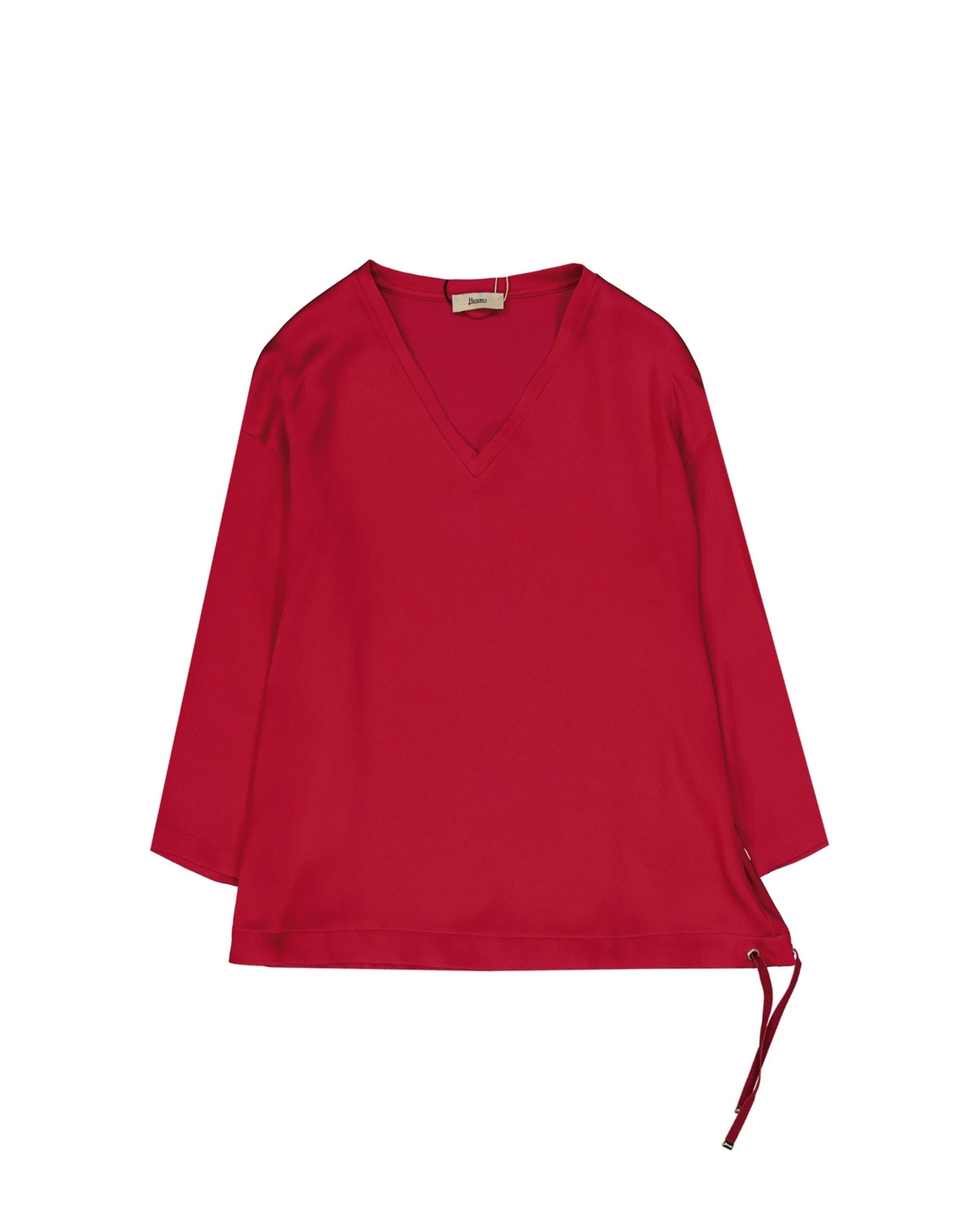 Herno Long-Sleeve V-Neck Top