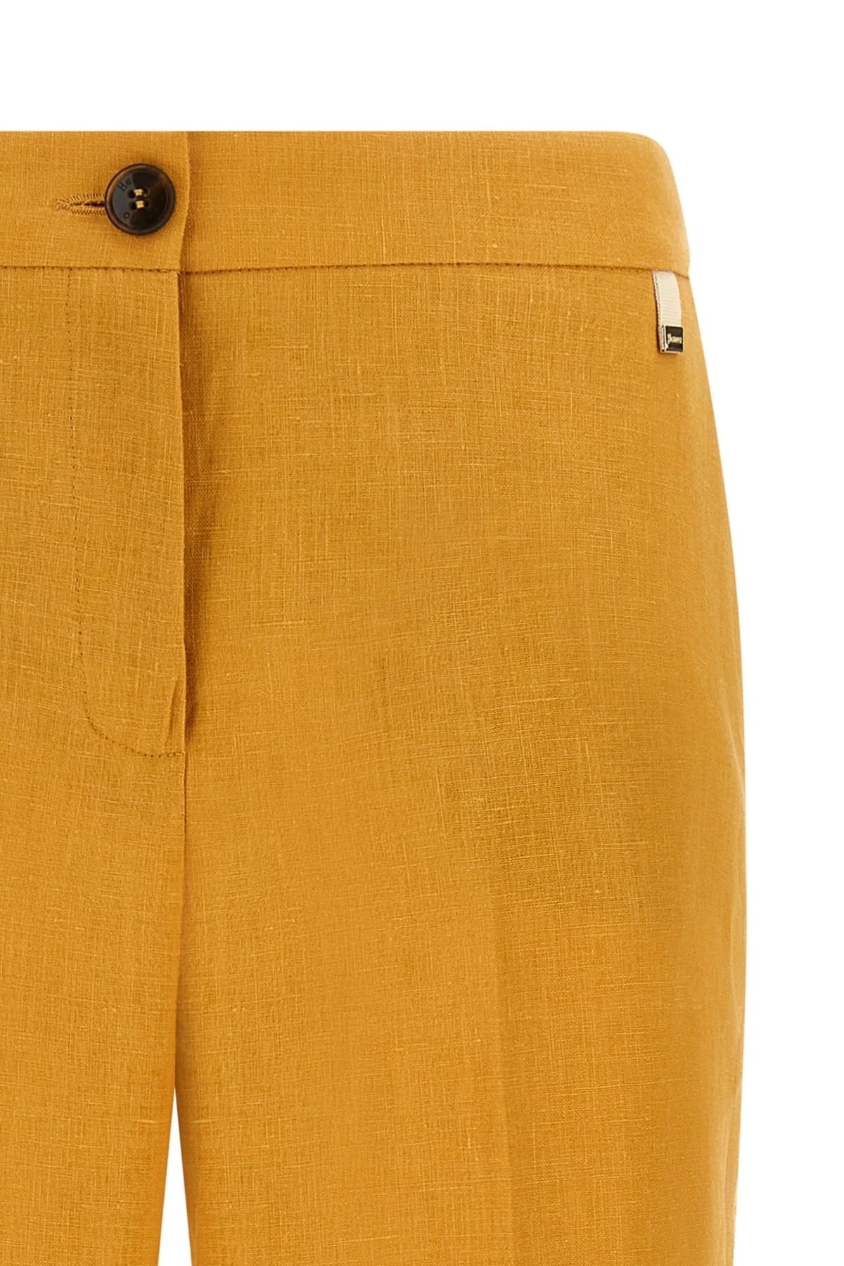 Herno Herno Orange Linen Trousers