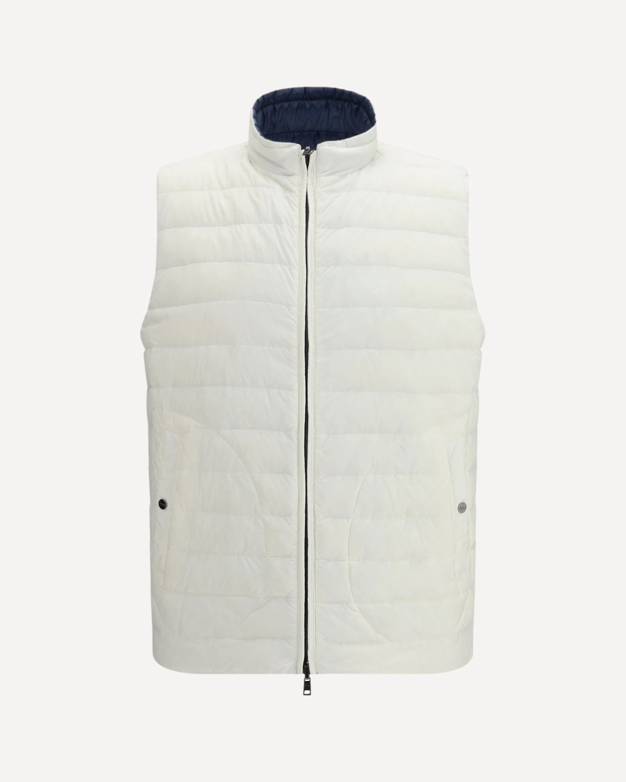 Reversible Gilet With Colored Zip - alternate view