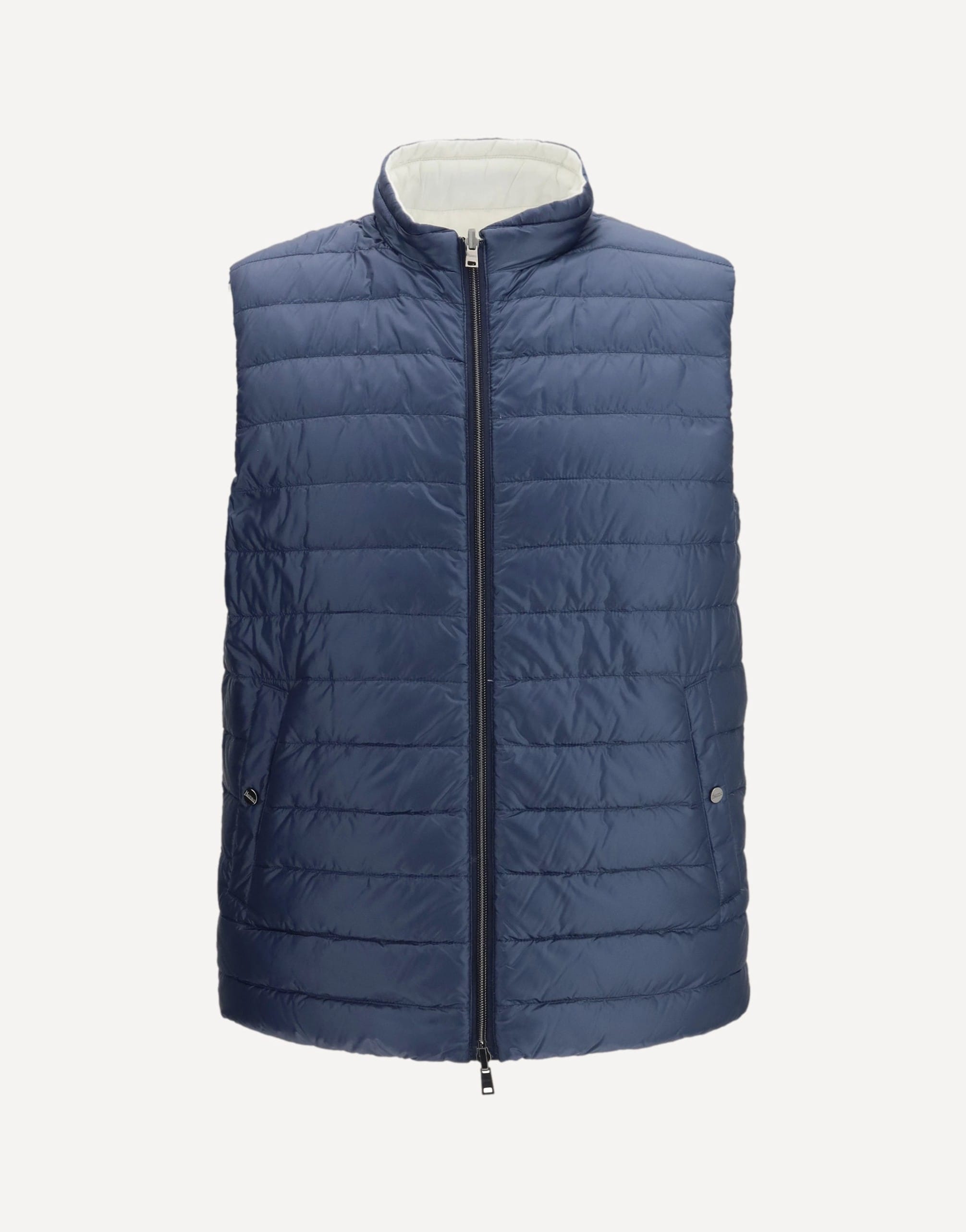 Herno Reversible Gilet With Colored Zip