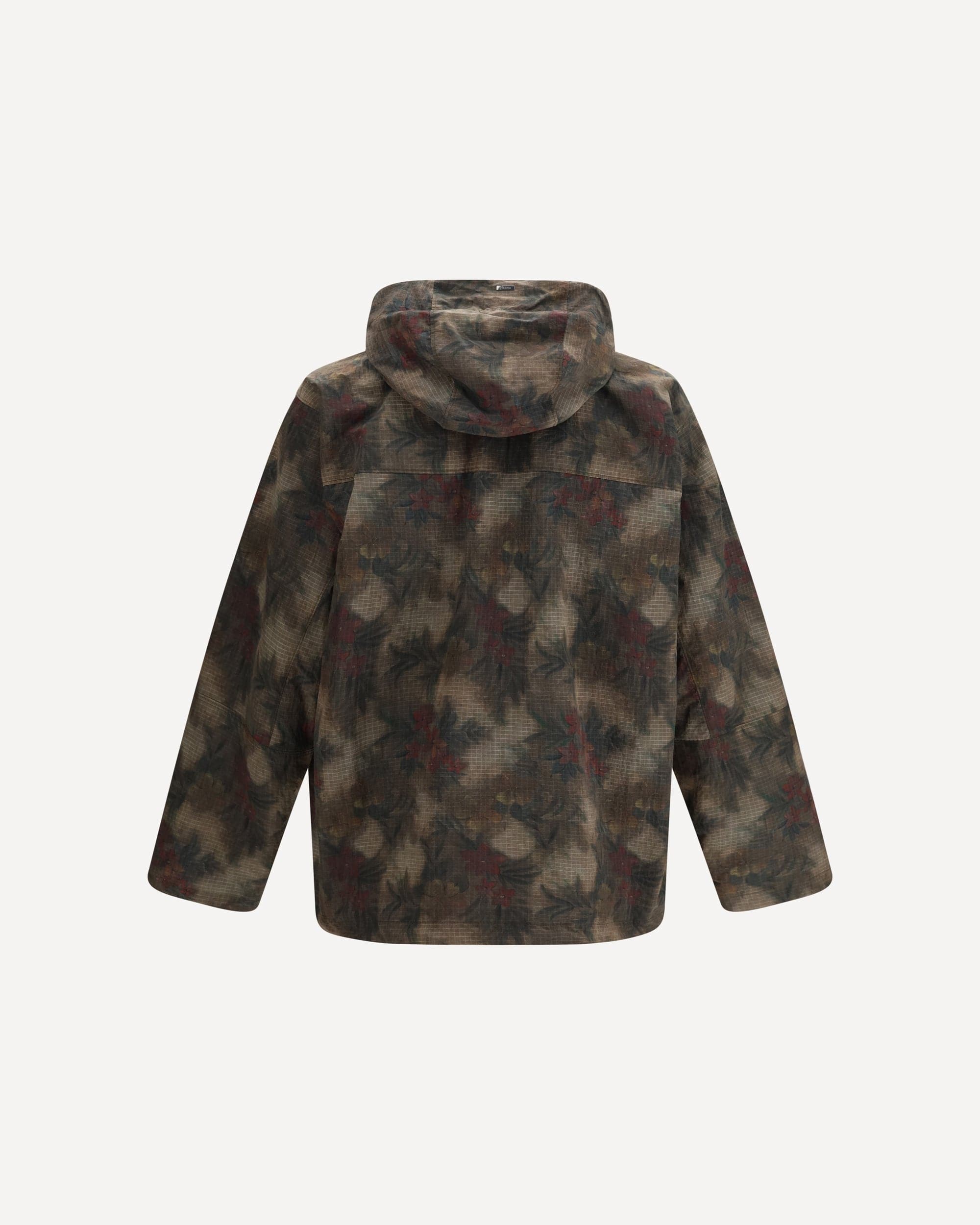 Ripstop Parka With Tropical Pattern - alternate view